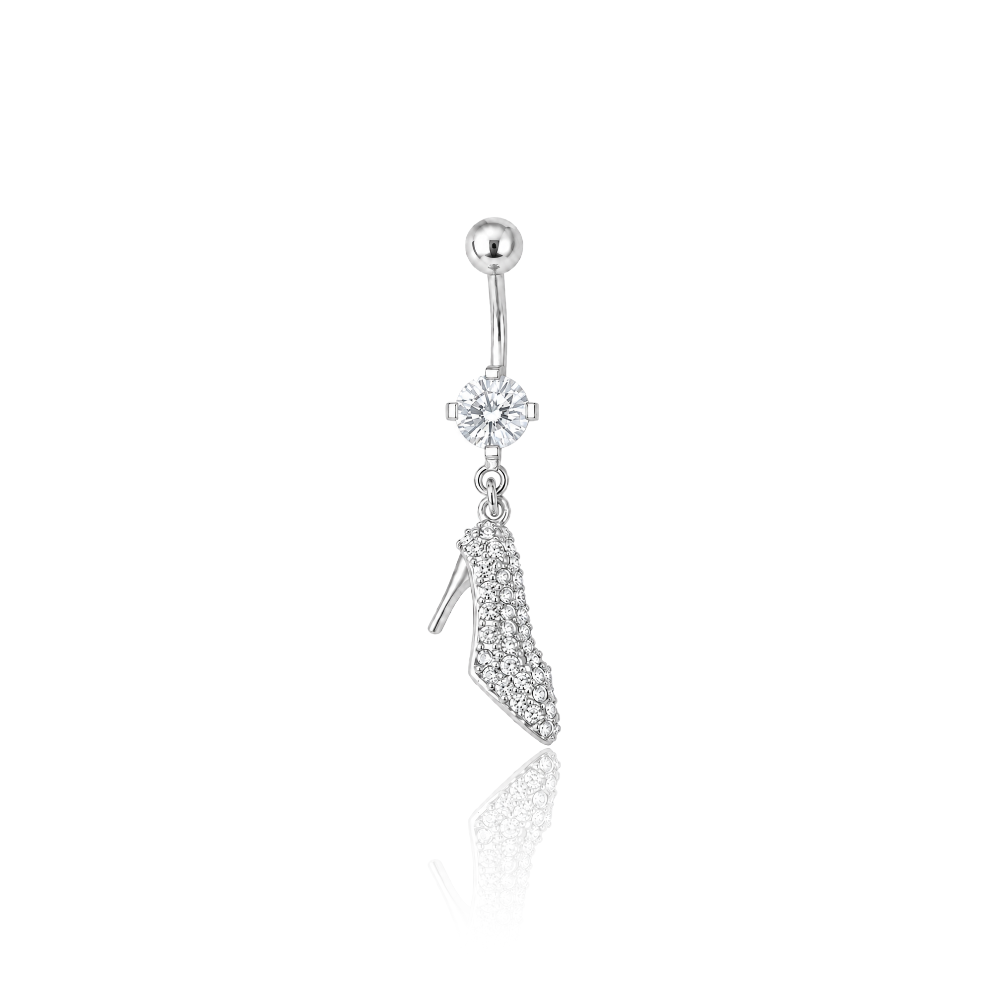 Cinderella Shoe Navel Bar