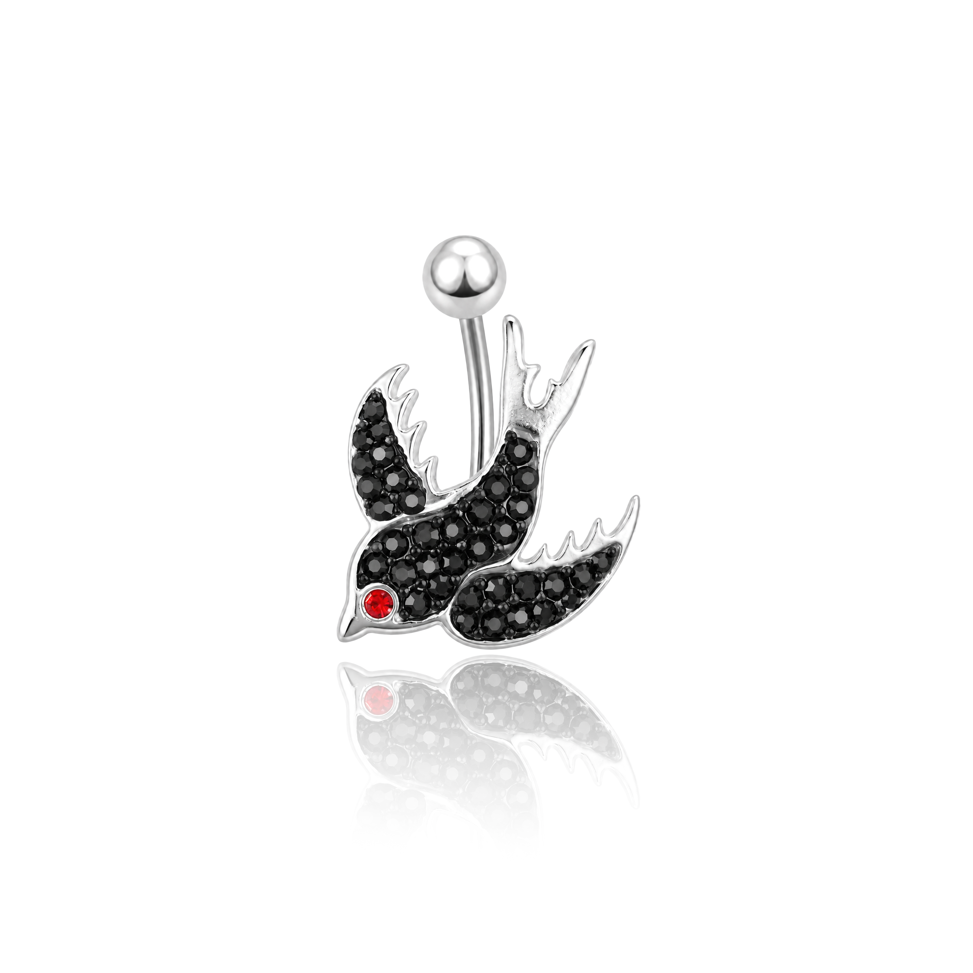 Flying Bird Navel Bar