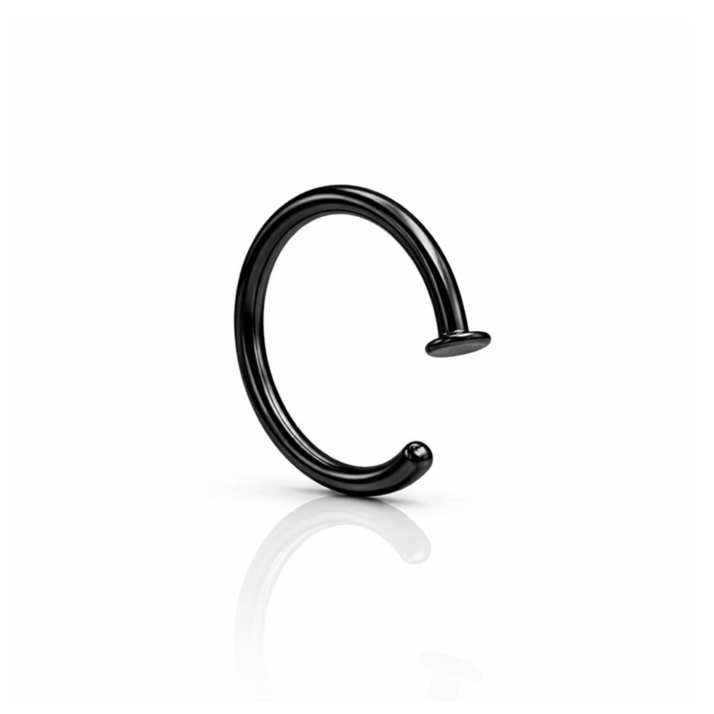 Blackline Open Nose Ring