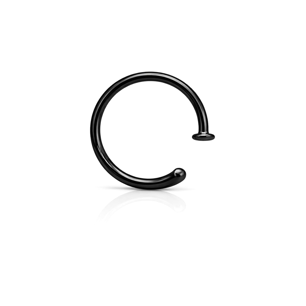 Blackline Open Nose Ring