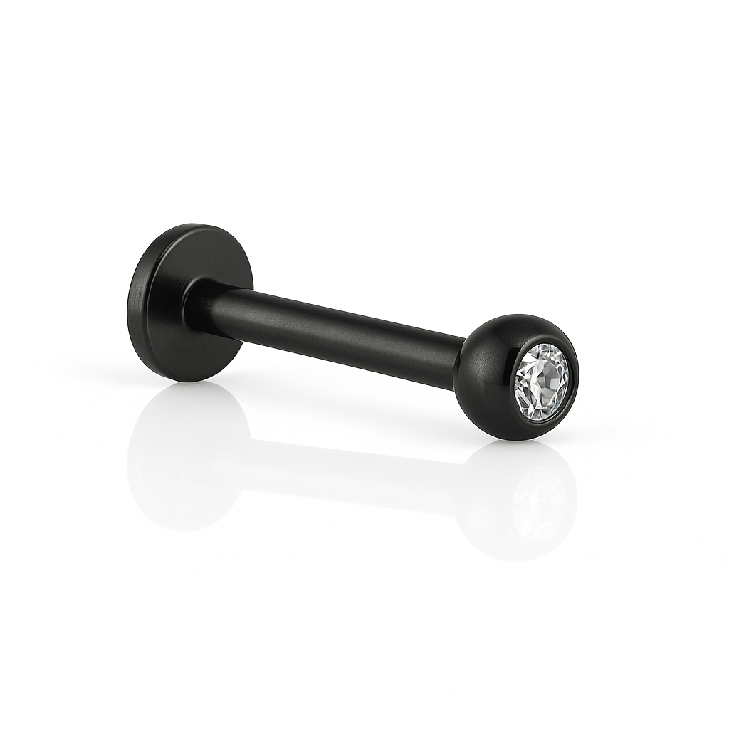 External Thread Blackline Crystal Flatback