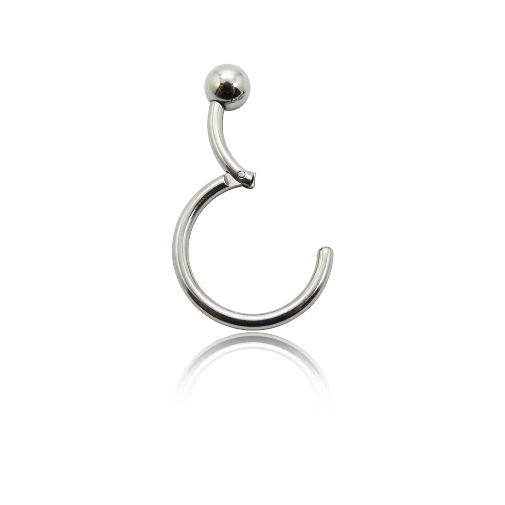 Surgical Steel Hinged Captive Bead Ring