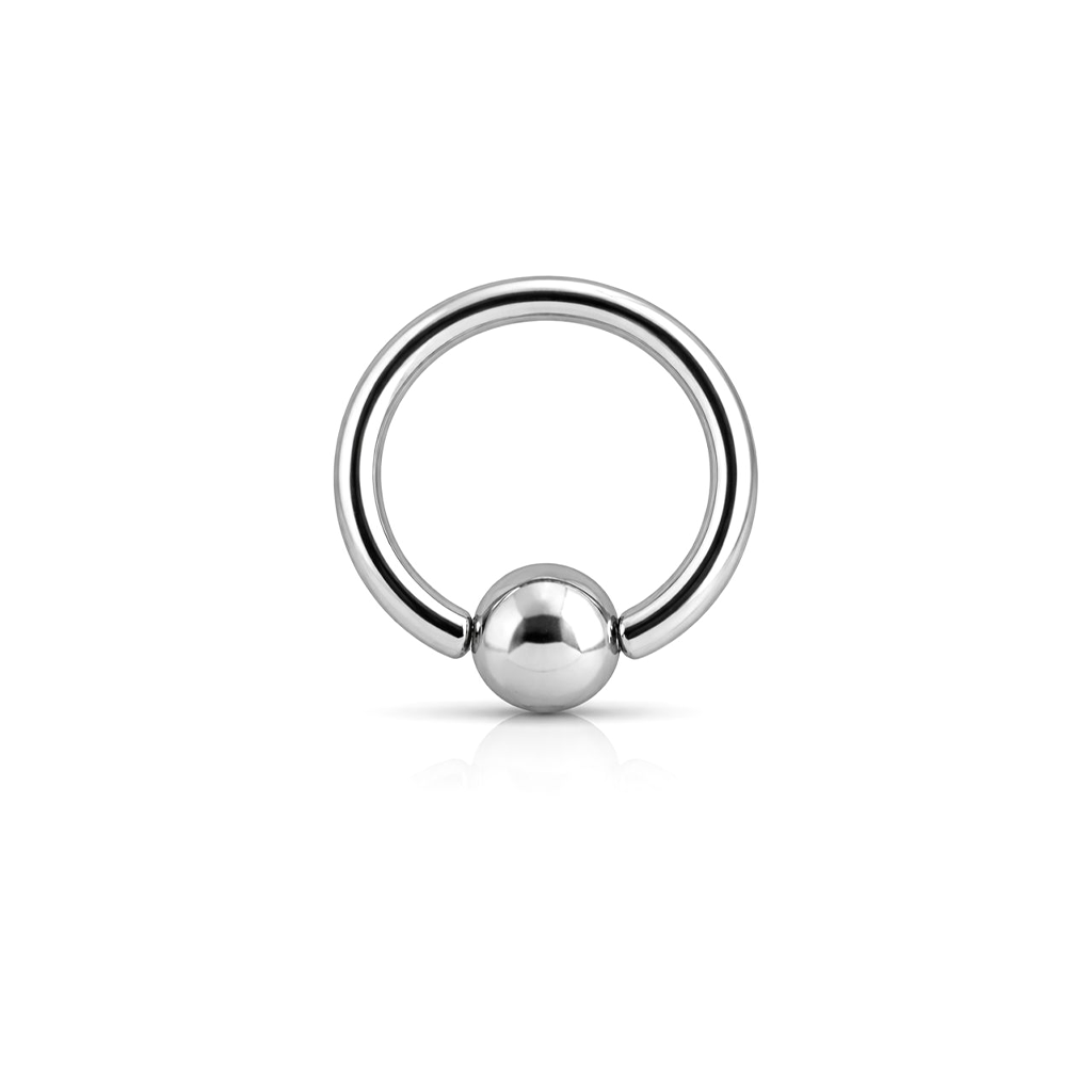 Surgical Steel Fixed Ball Continuous Ring