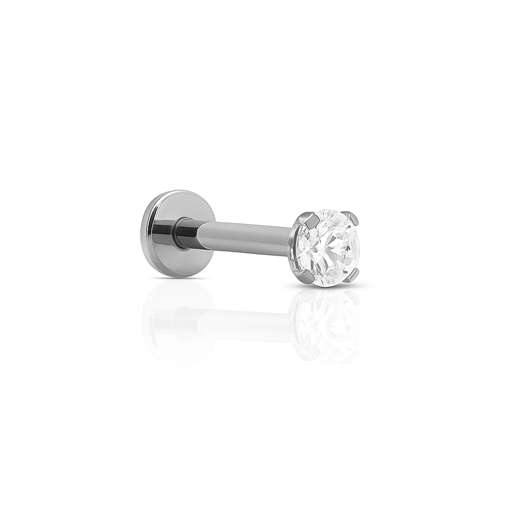 Crystal Prong Nose Flatback