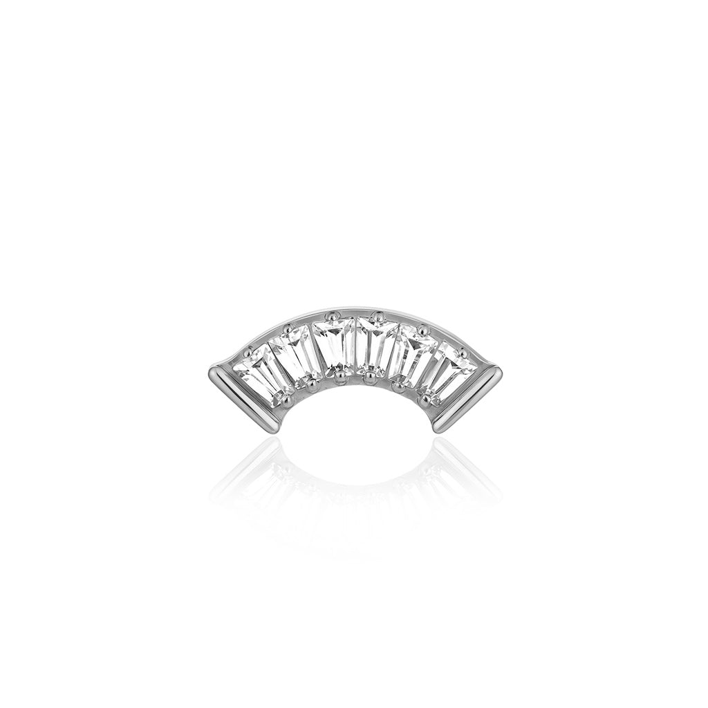 Curved Rectangle Flatback