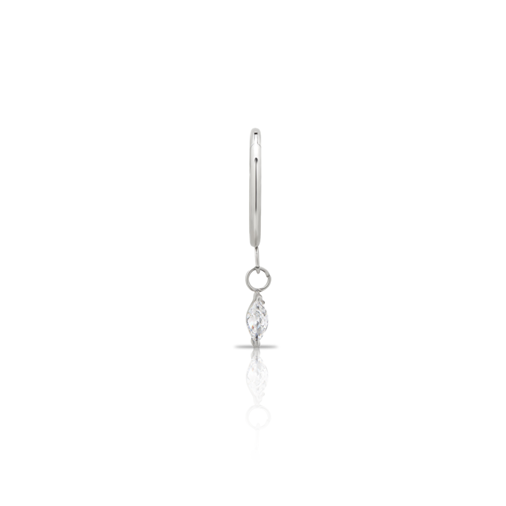 Hinged Ring w Marquise Dangle