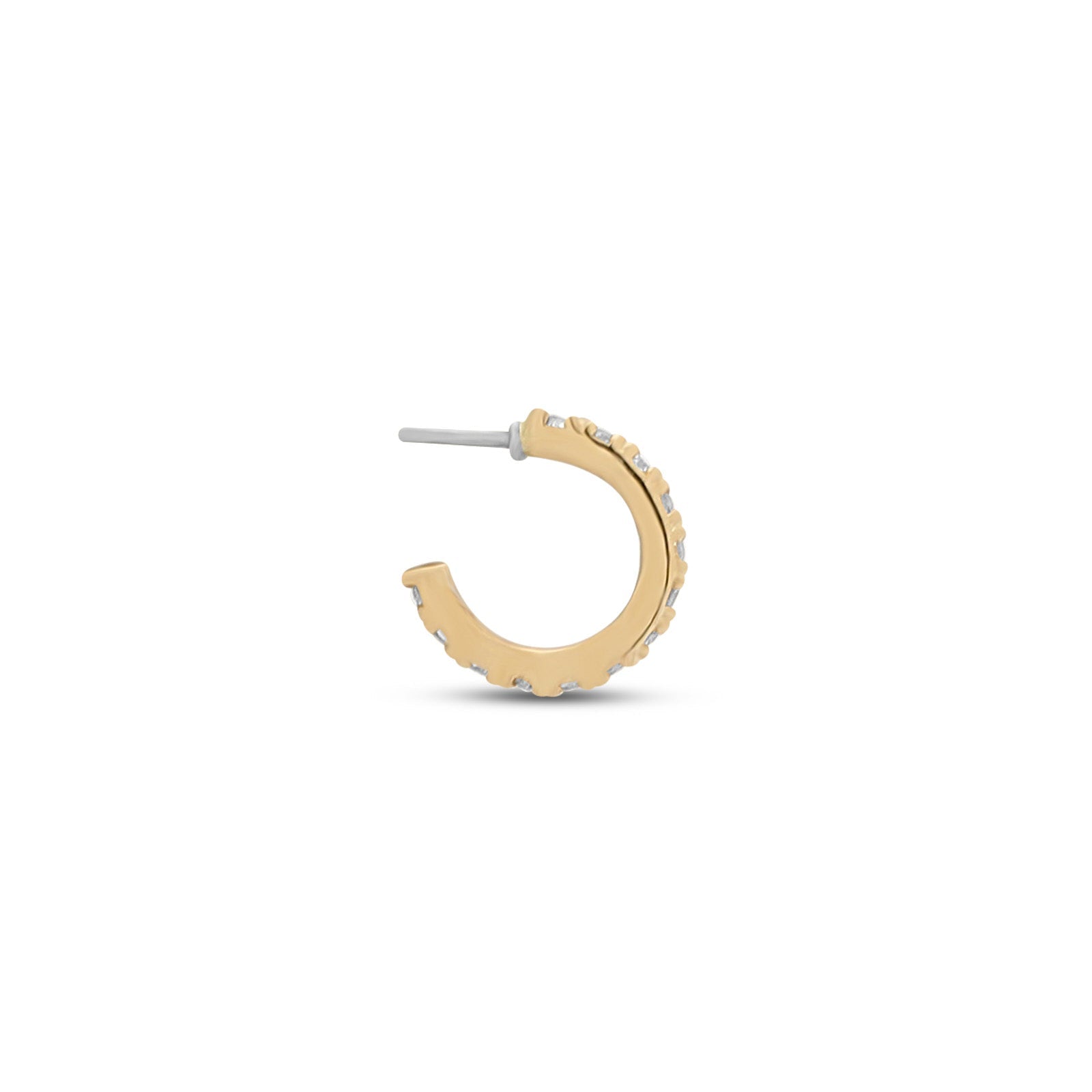 14kt Gold Flatback Ring - Elsy