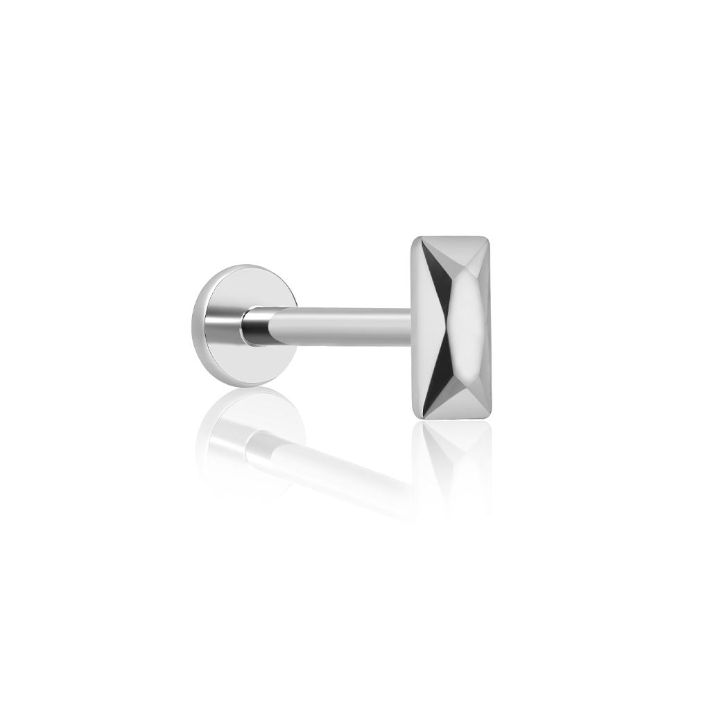 Faceted Rectangle Flatback