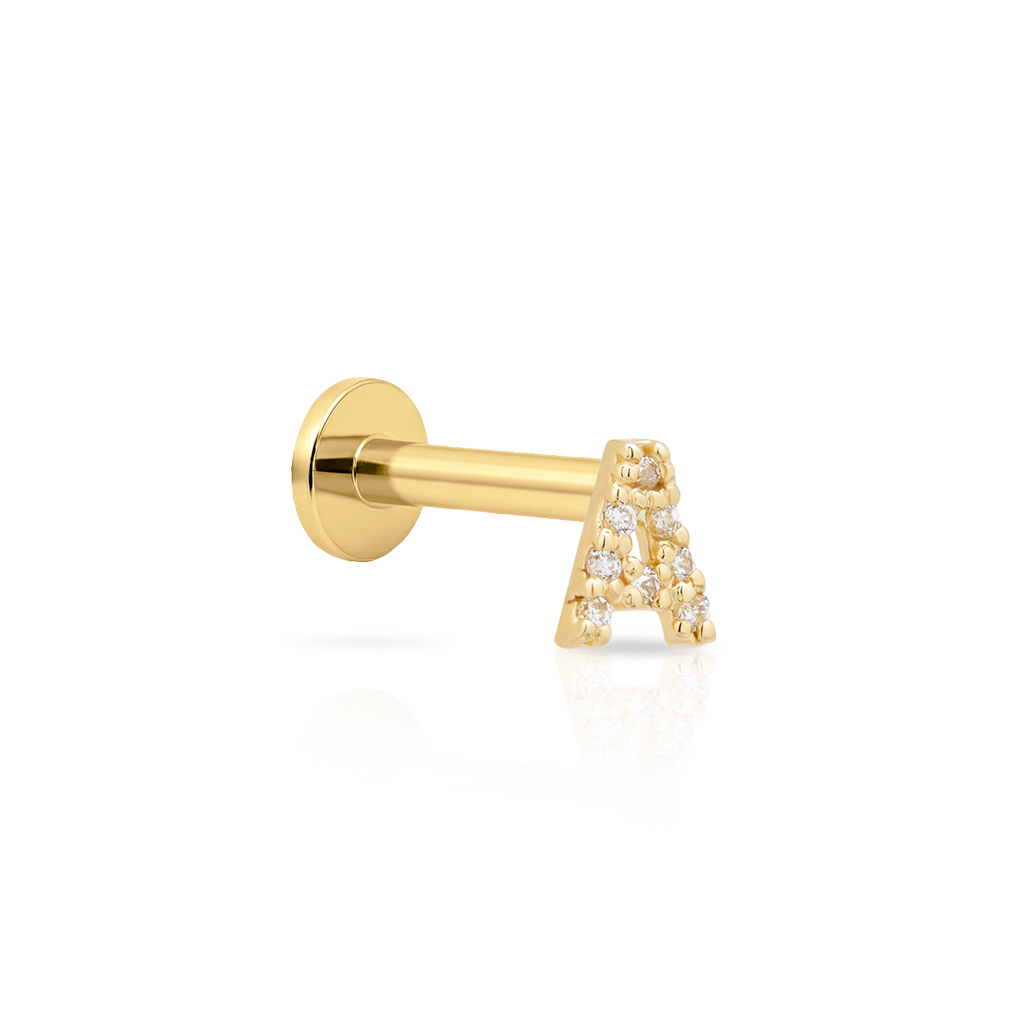 14kt Gold Flatback - Jewel A