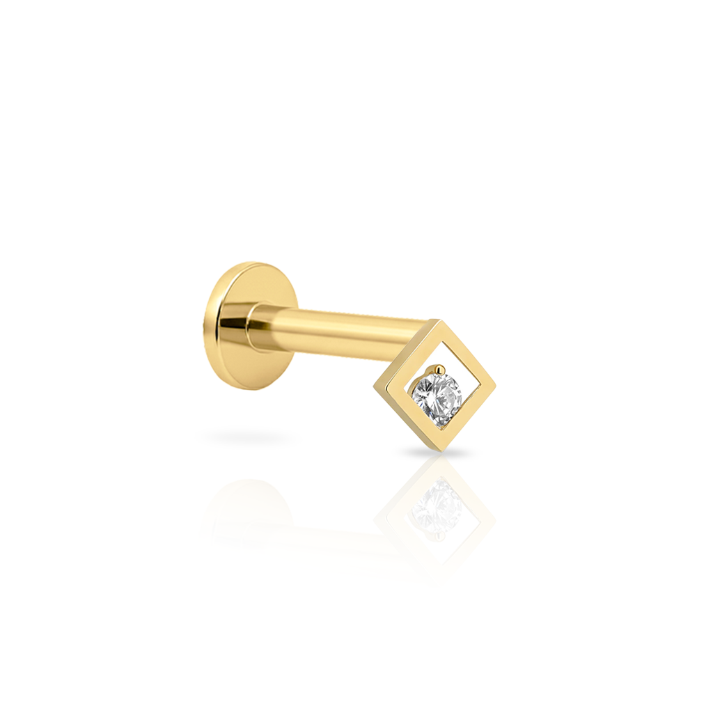 14kt Gold Flatback - Ada