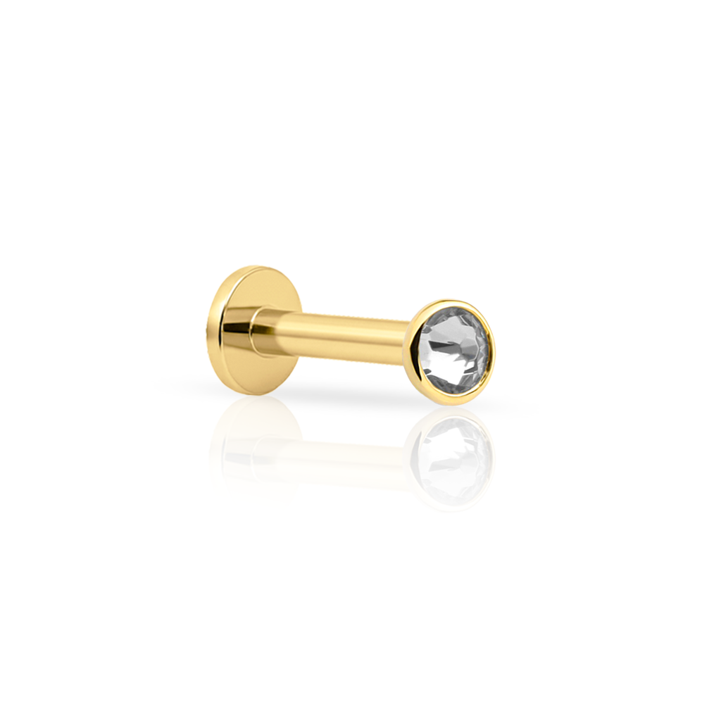 14kt Gold Flatback - Bezel