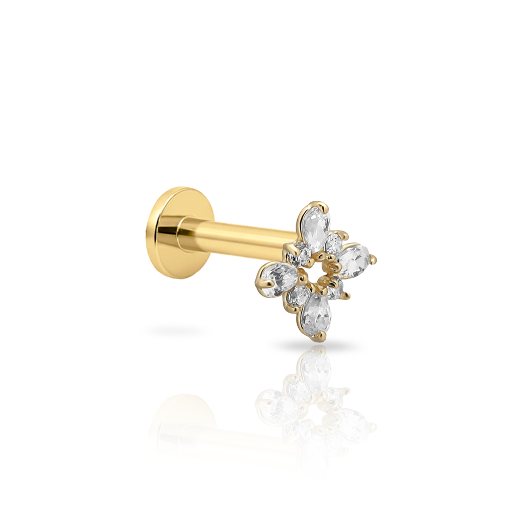 14kt Gold Flatback - Divine