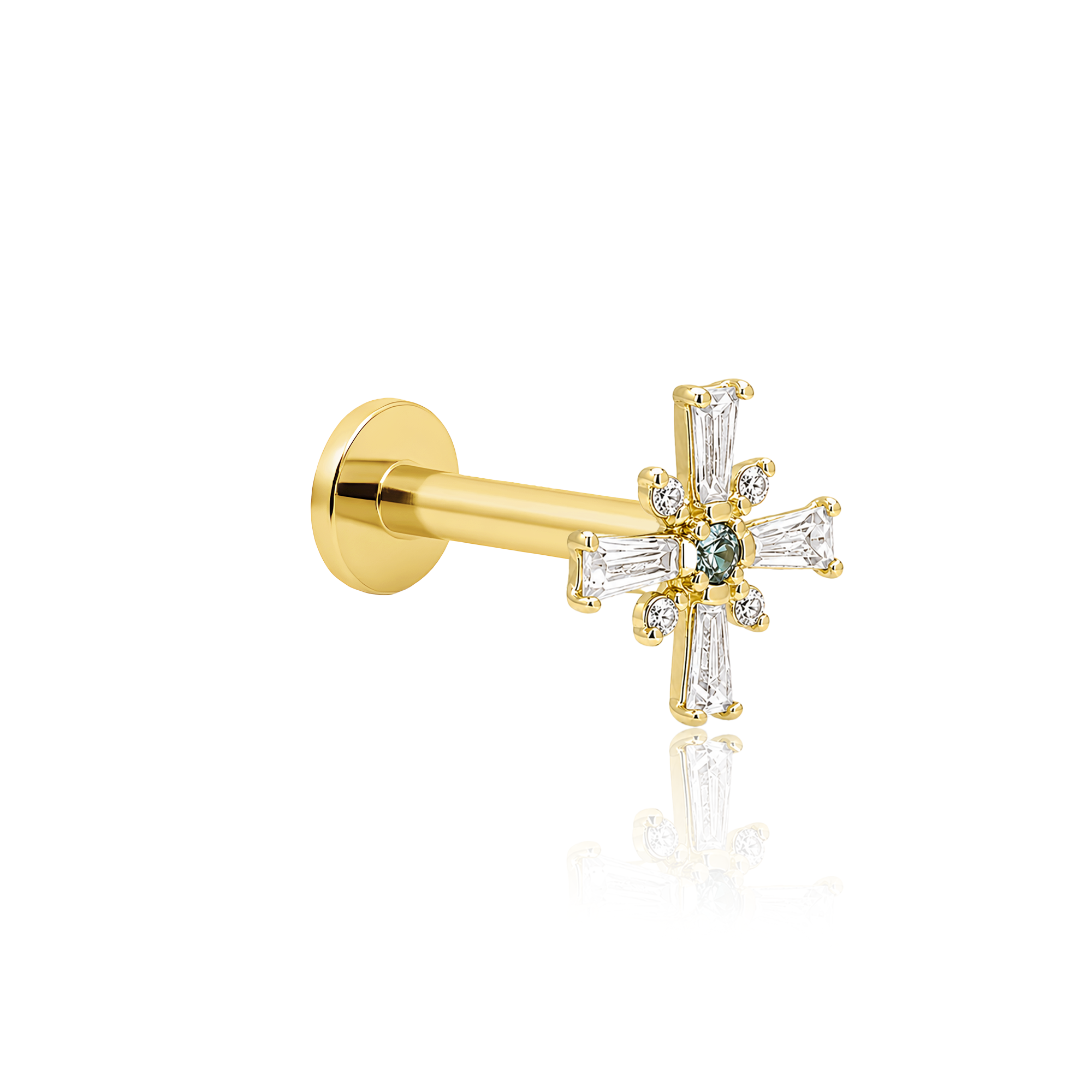 14kt Gold Flatback - Enya