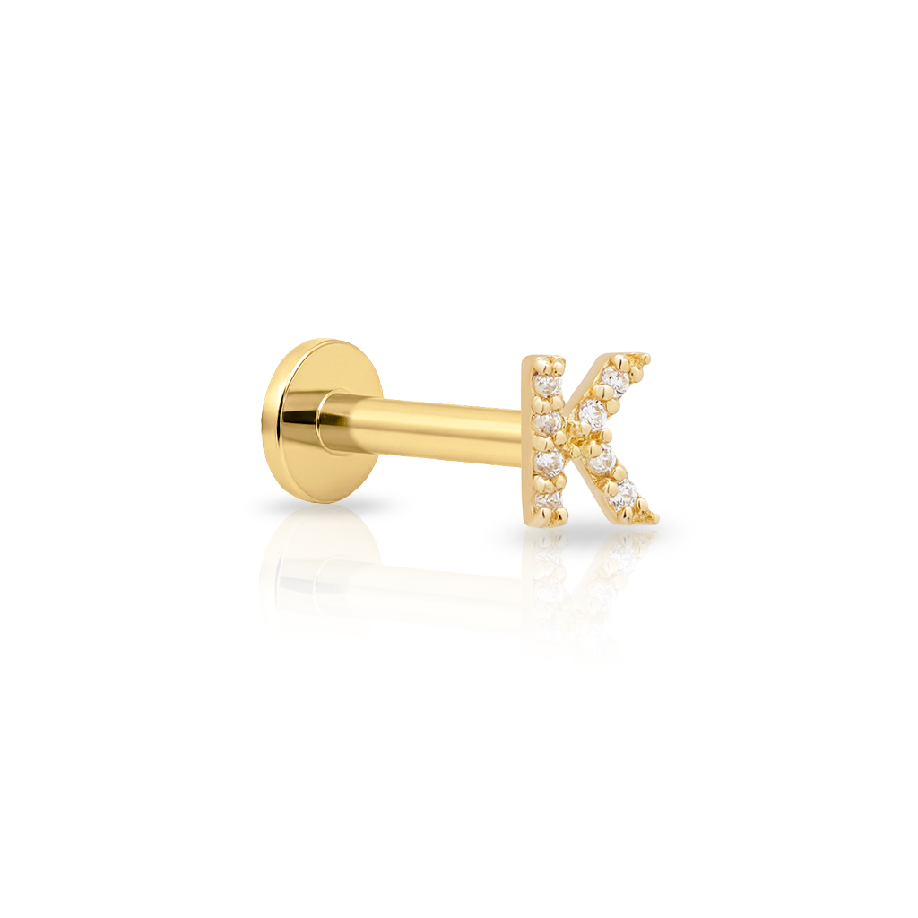 14kt Gold Flatback - Jewel K