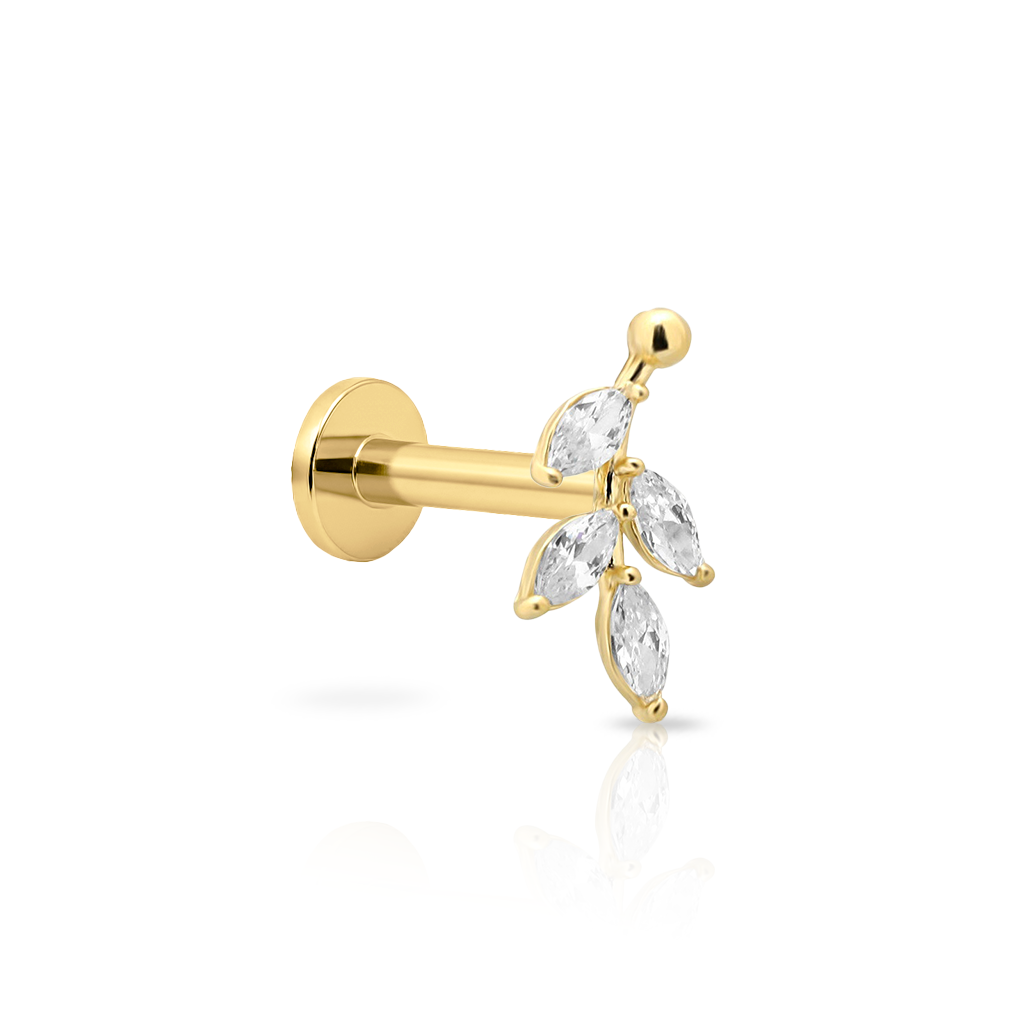 14kt Gold Flatback - Lulu