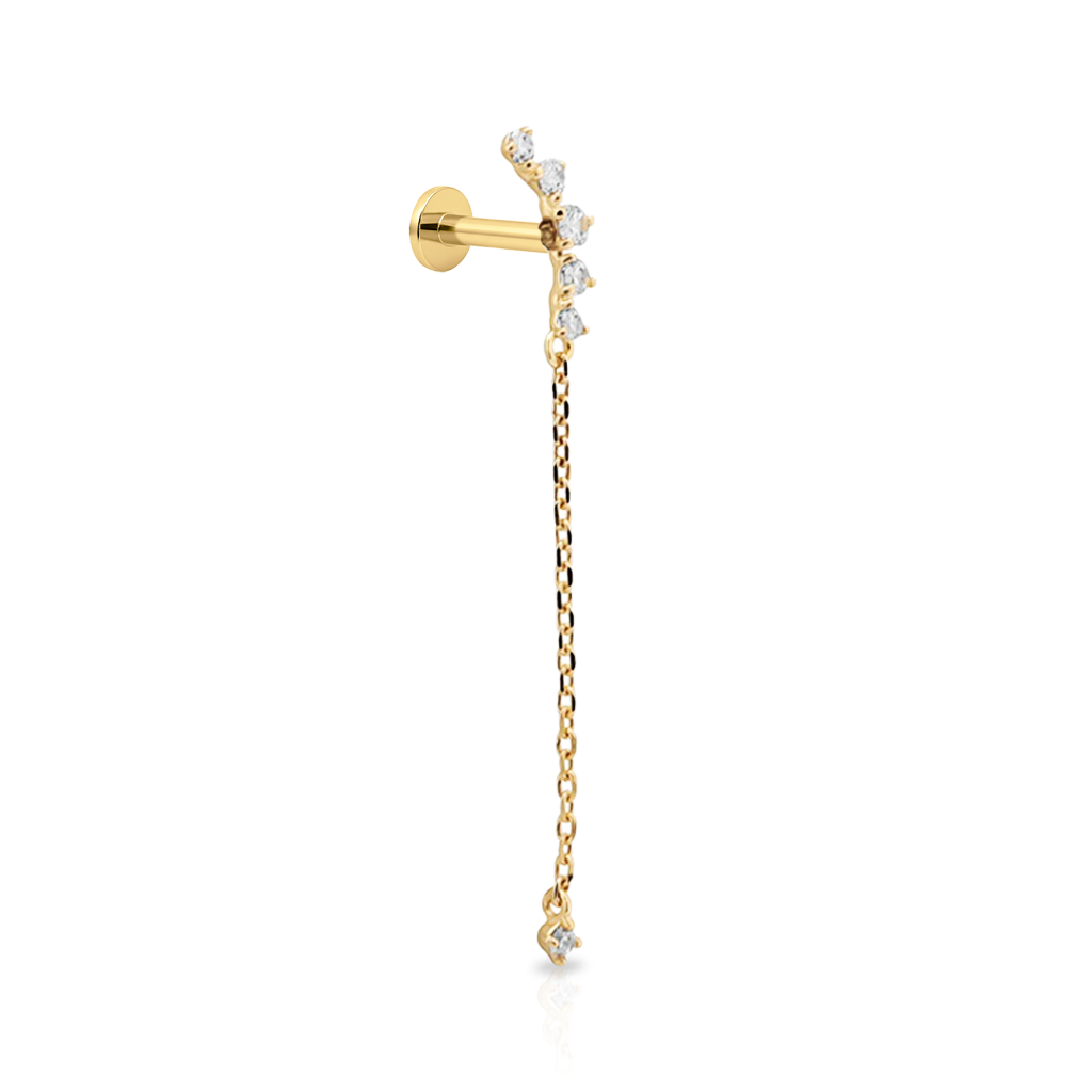 14kt Gold Flatback - Olan