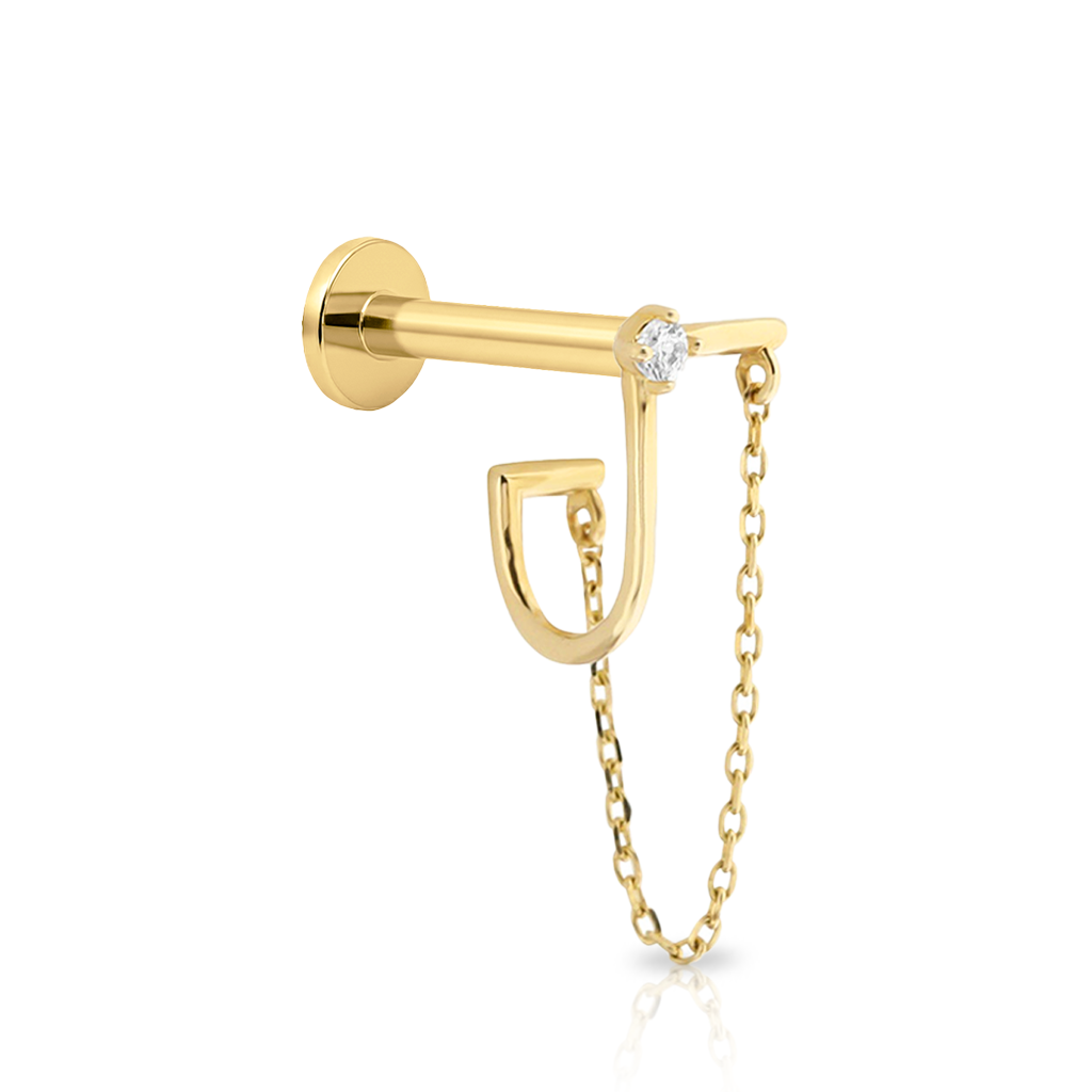 14kt Gold Flatback - Olina