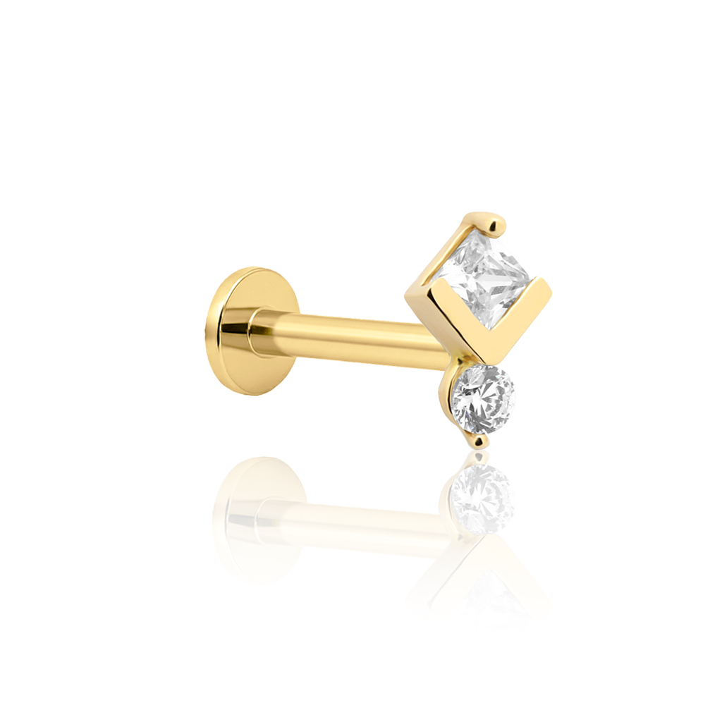 14kt Gold Flatback - Ornate