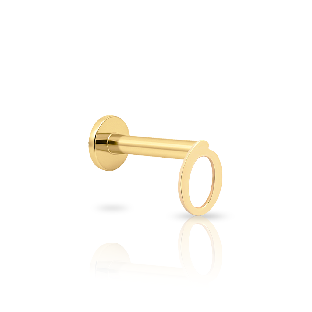 14kt Gold Flatback - Ring