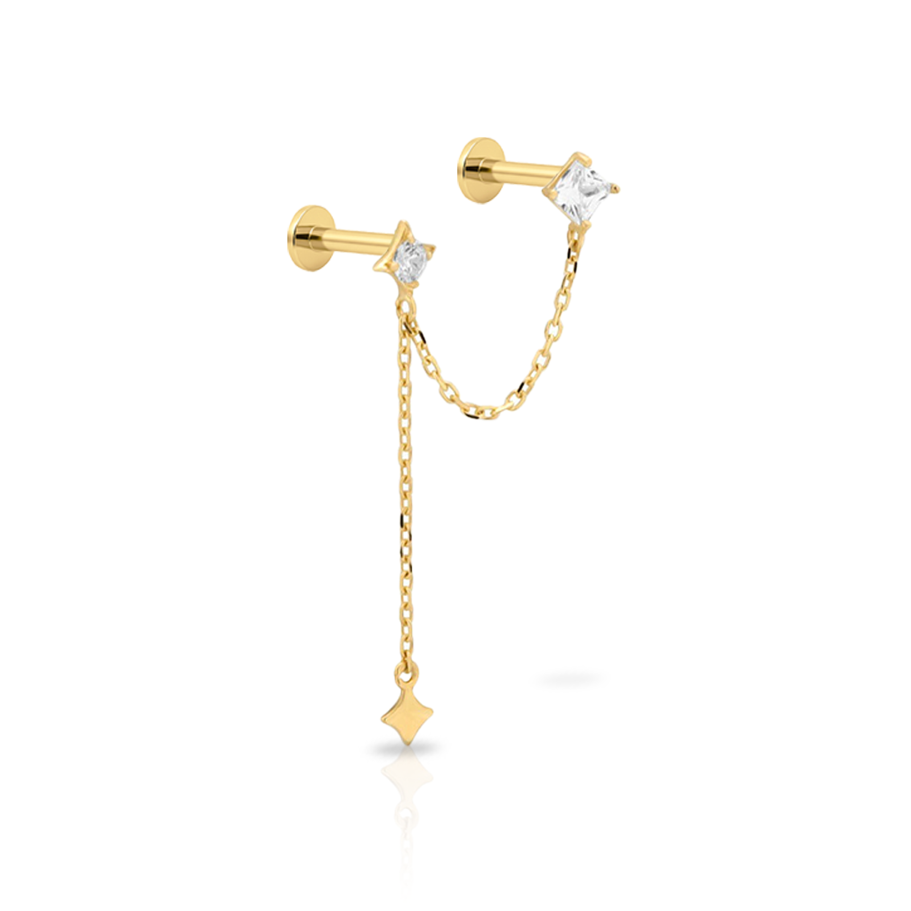 14kt Gold Flatback - Shiva