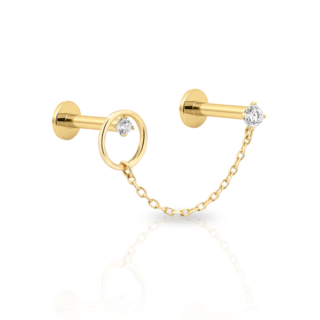 14kt Gold Flatback - Tera