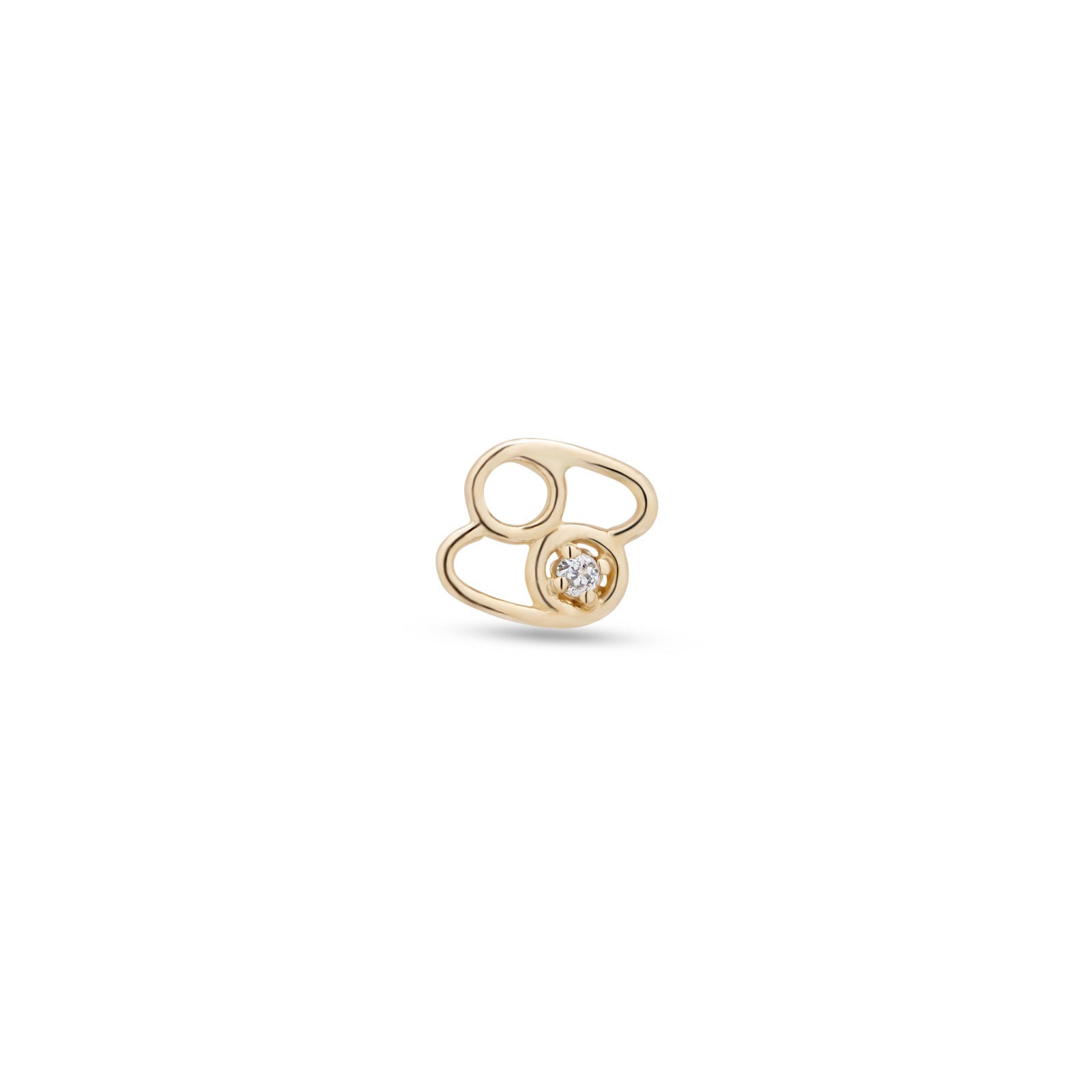 14kt Gold Flatback - Cancer