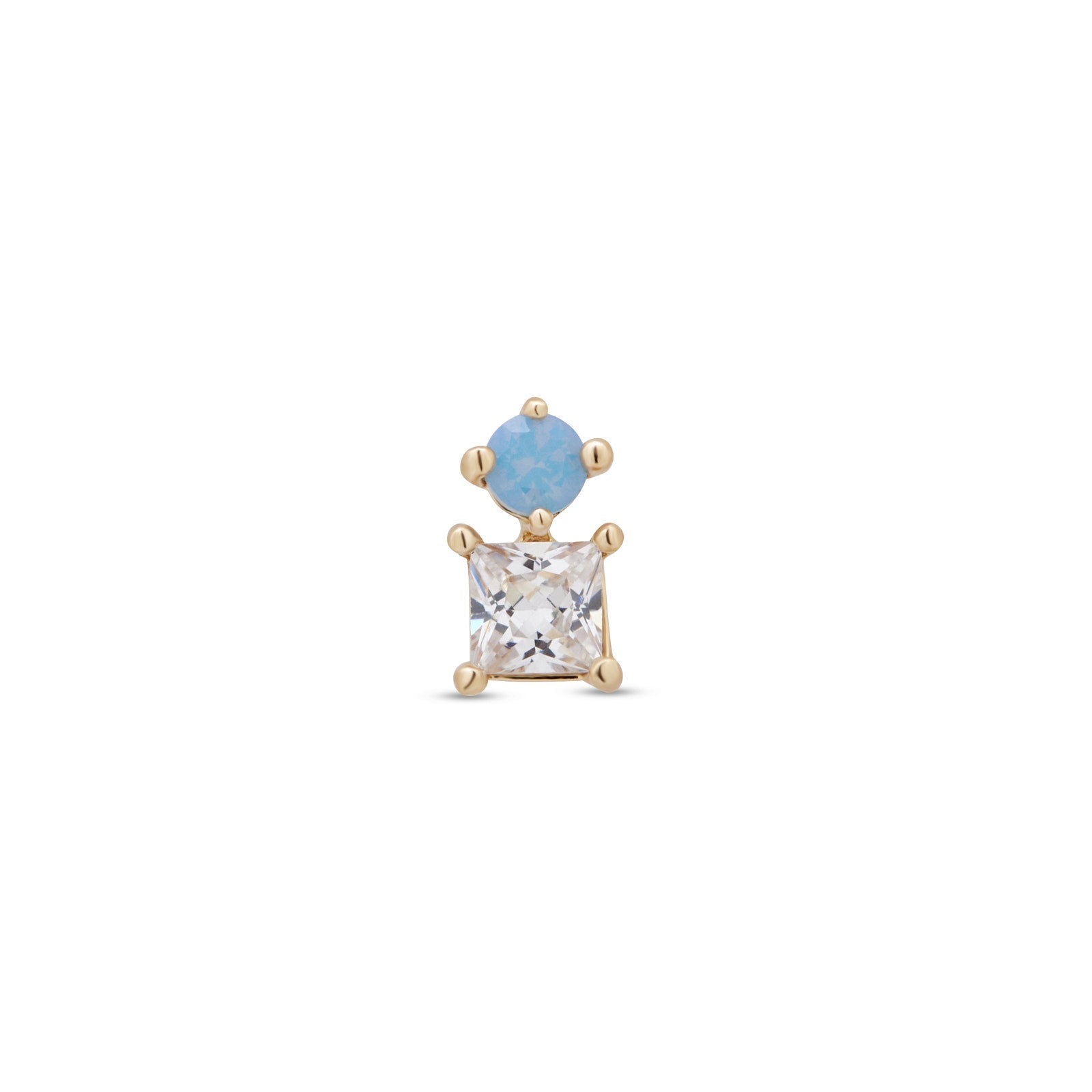 14kt Gold Flatback - Cute