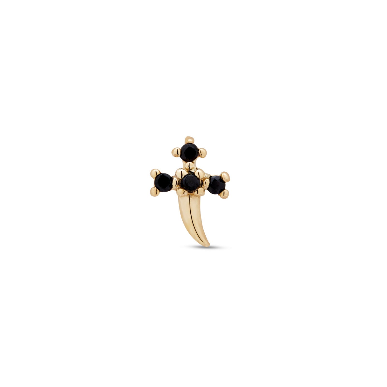 14kt Gold Flatback - Dagger