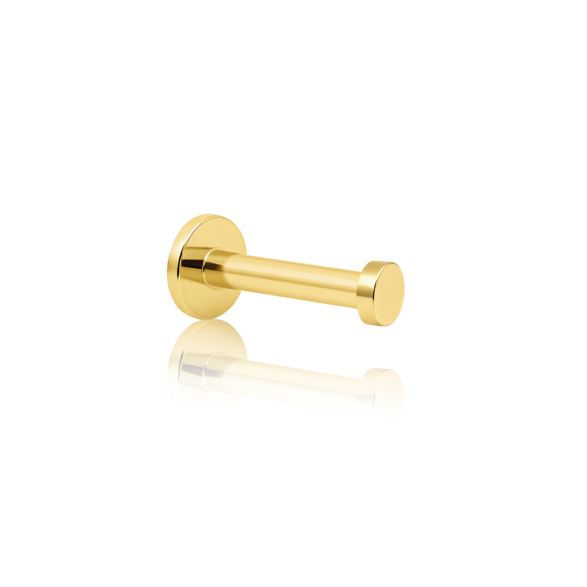 14kt Gold Flatback - Disk