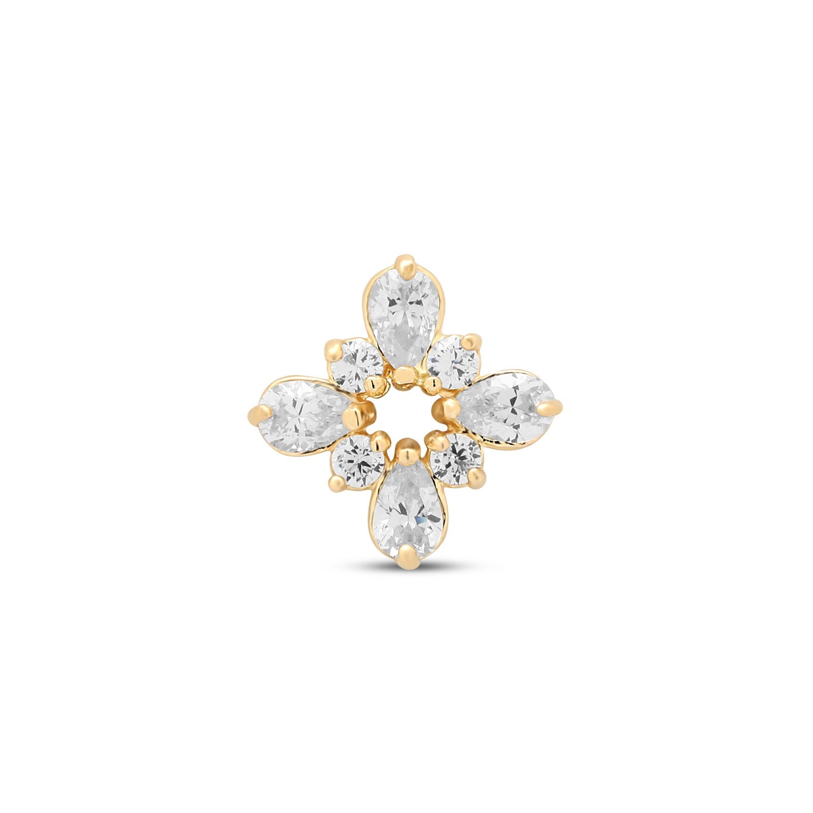 14kt Gold Flatback - Divine