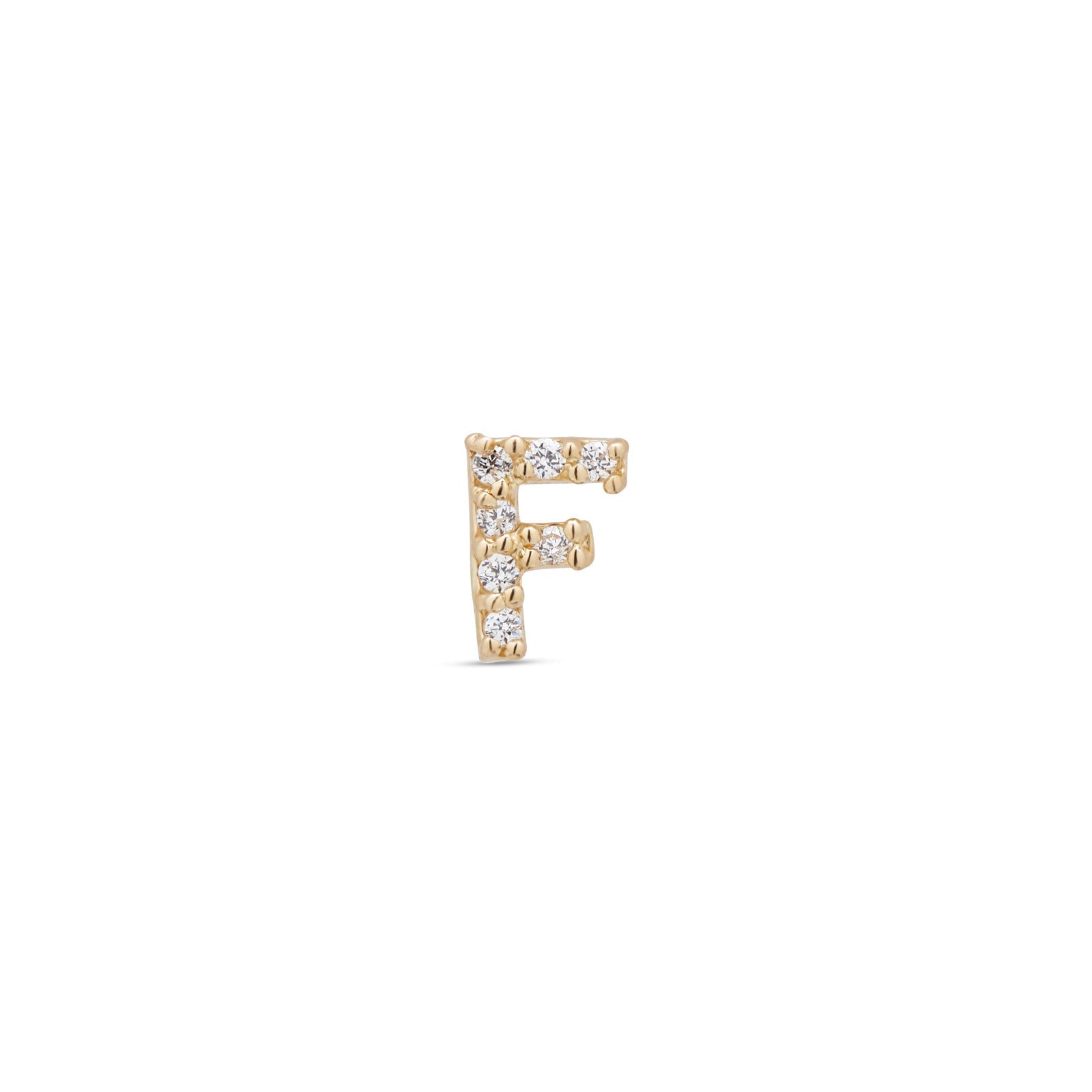 14kt Gold Flatback - Jewel F