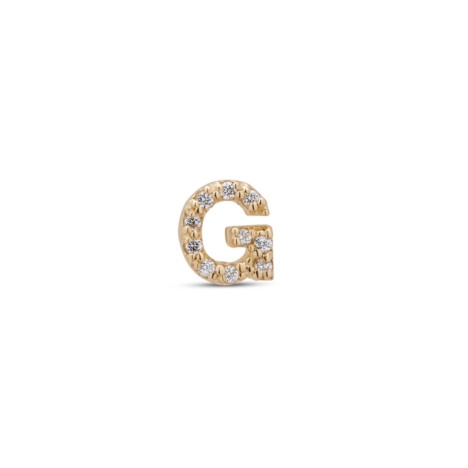14kt Gold Flatback - Jewel G