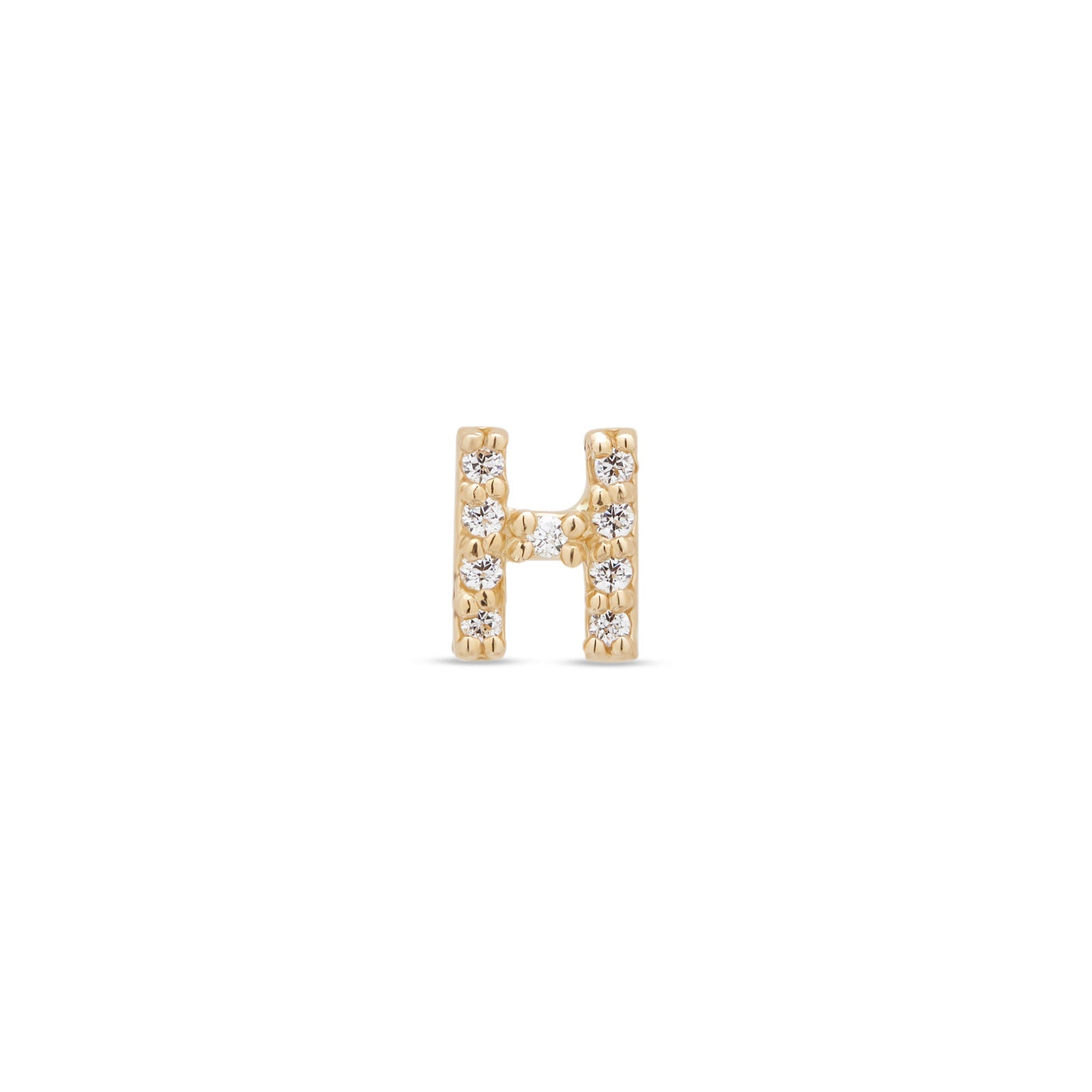 14kt Gold Flatback - Jewel H