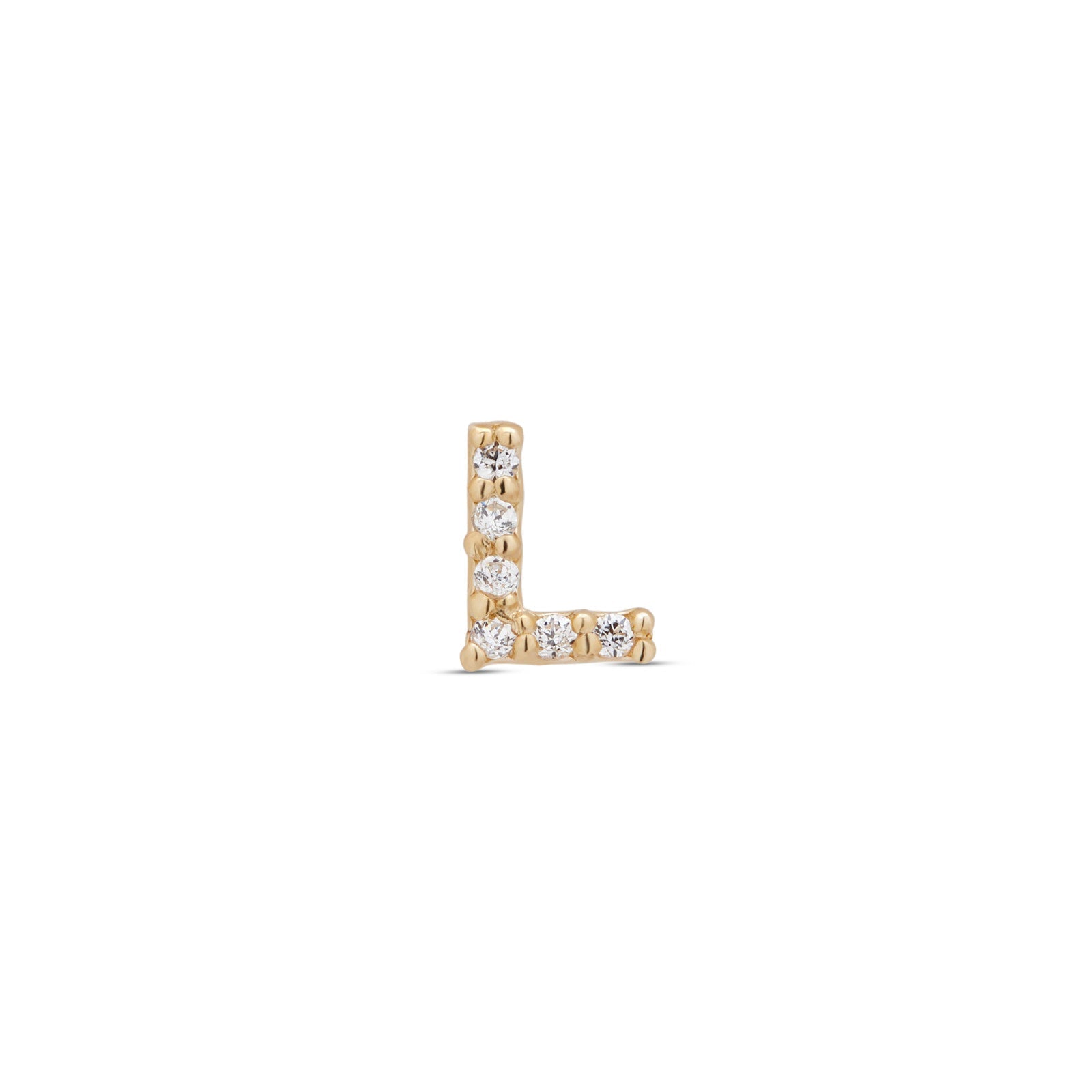 14kt Gold Flatback - Jewel L