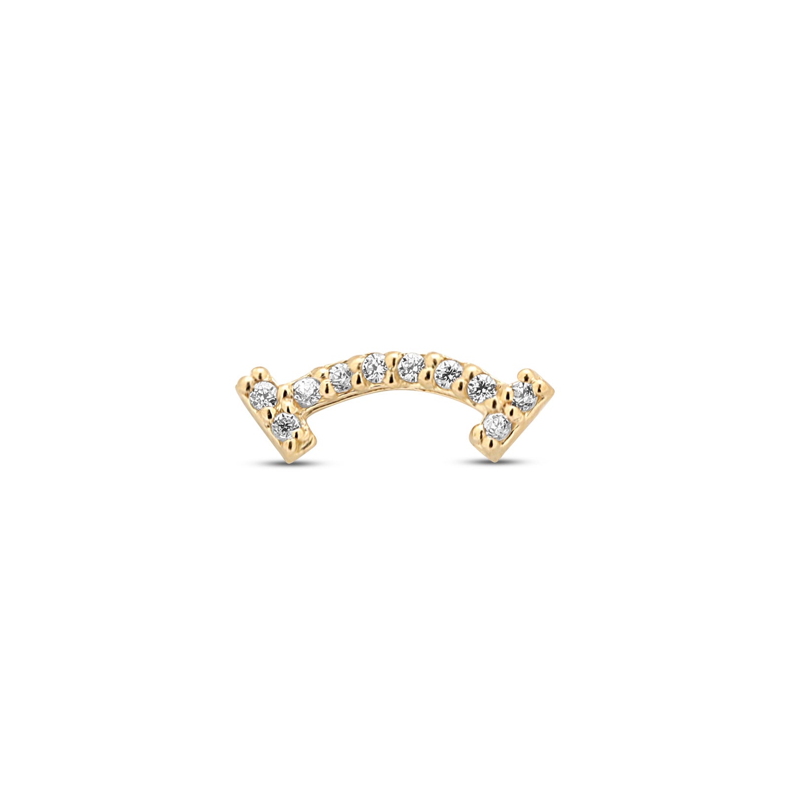 14kt Gold Flatback - Nina