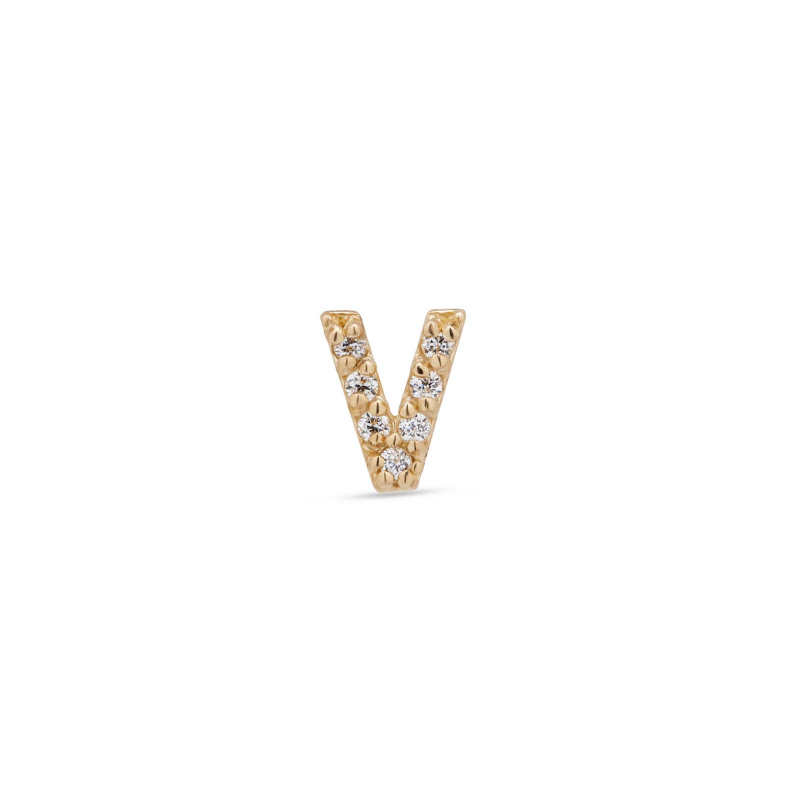 14kt Gold Flatback - Jewel V
