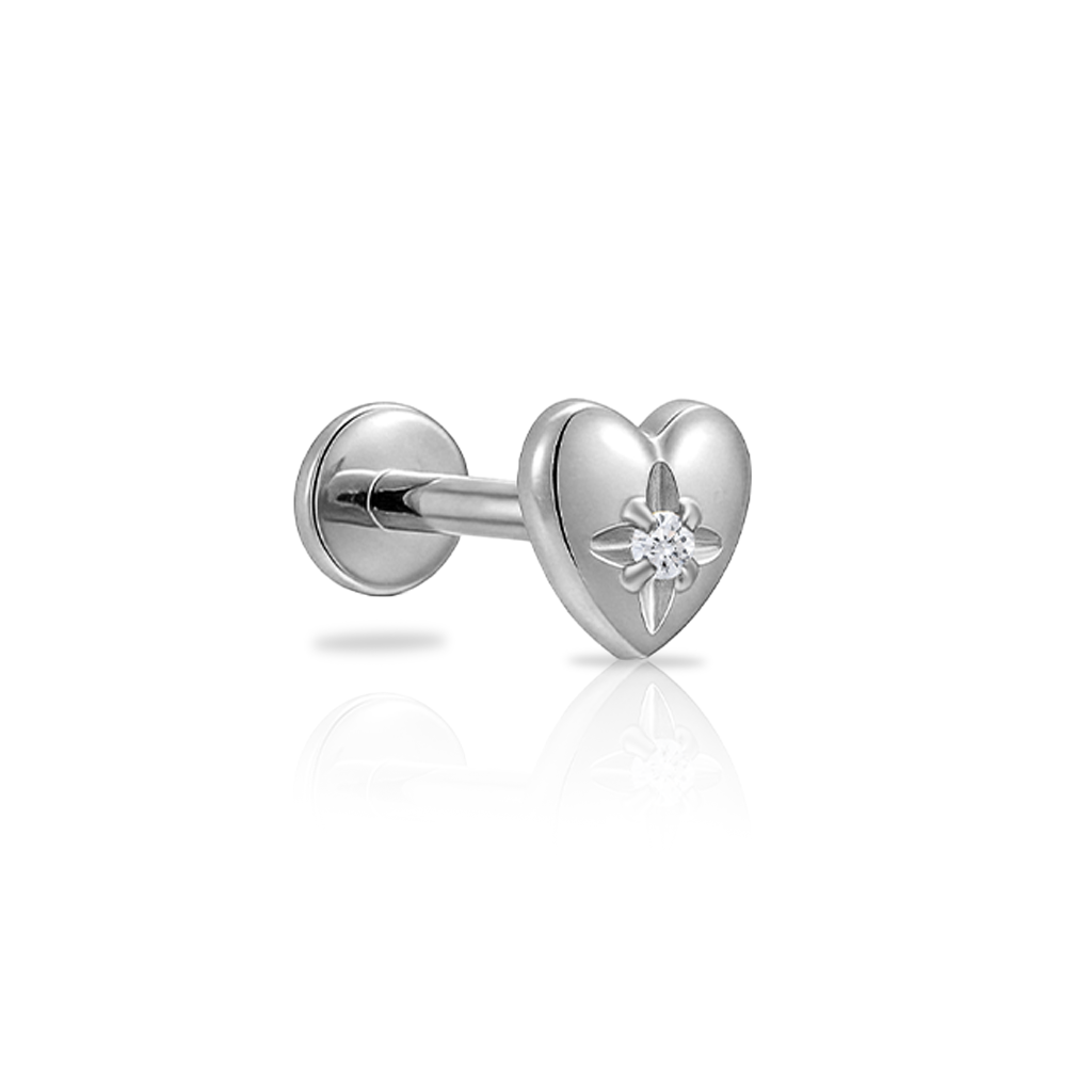 Gem Heart Flatback