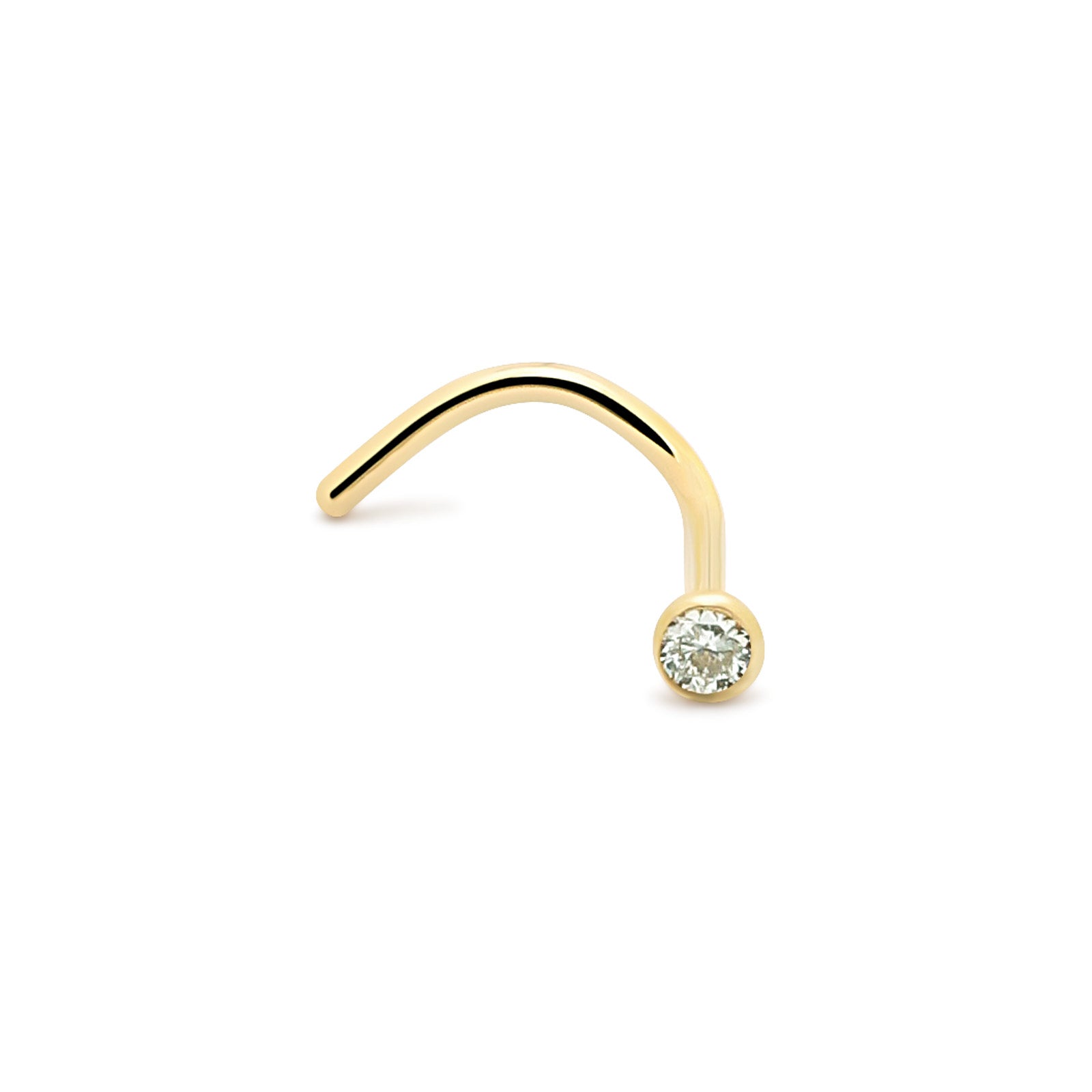 18ct Gold Diamond Nose Stud