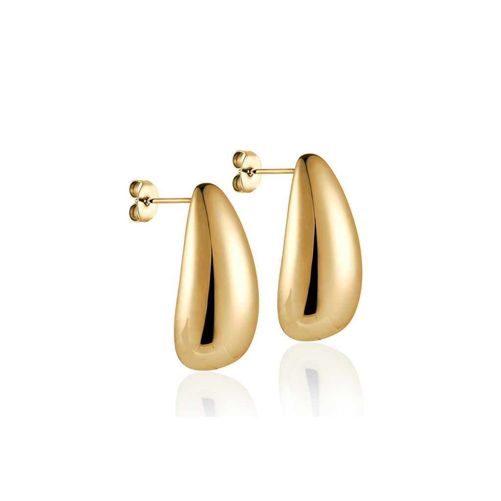14kt V-Gold Earrings - Droop