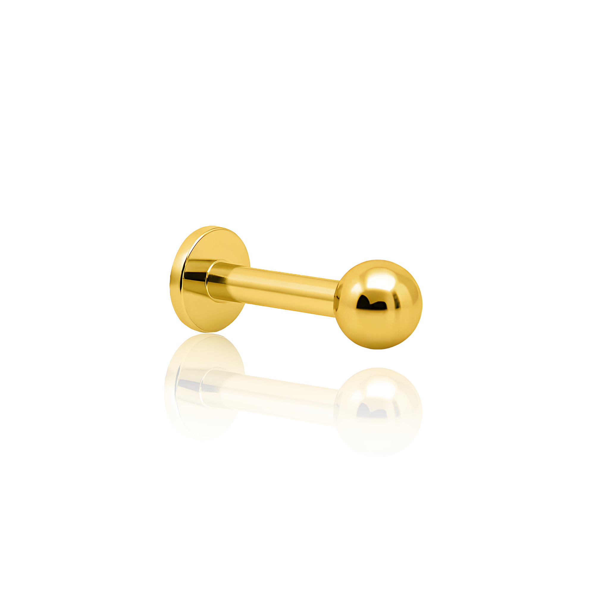 18k V-Gold Internal Thread Ball Only