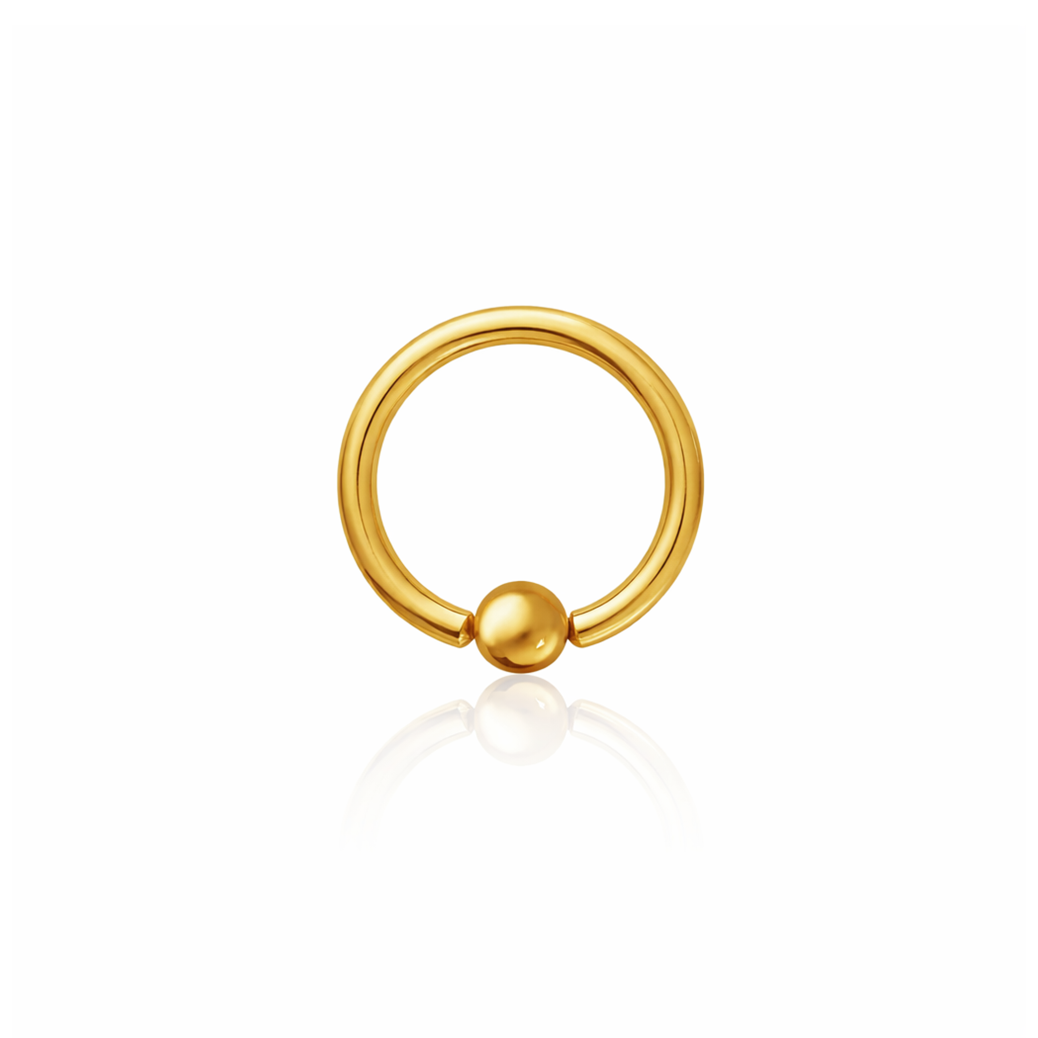 V-Gold Captive Bead Ring