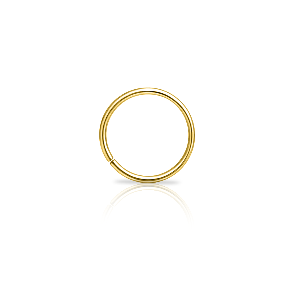 V-Gold Continuous Nose Ring