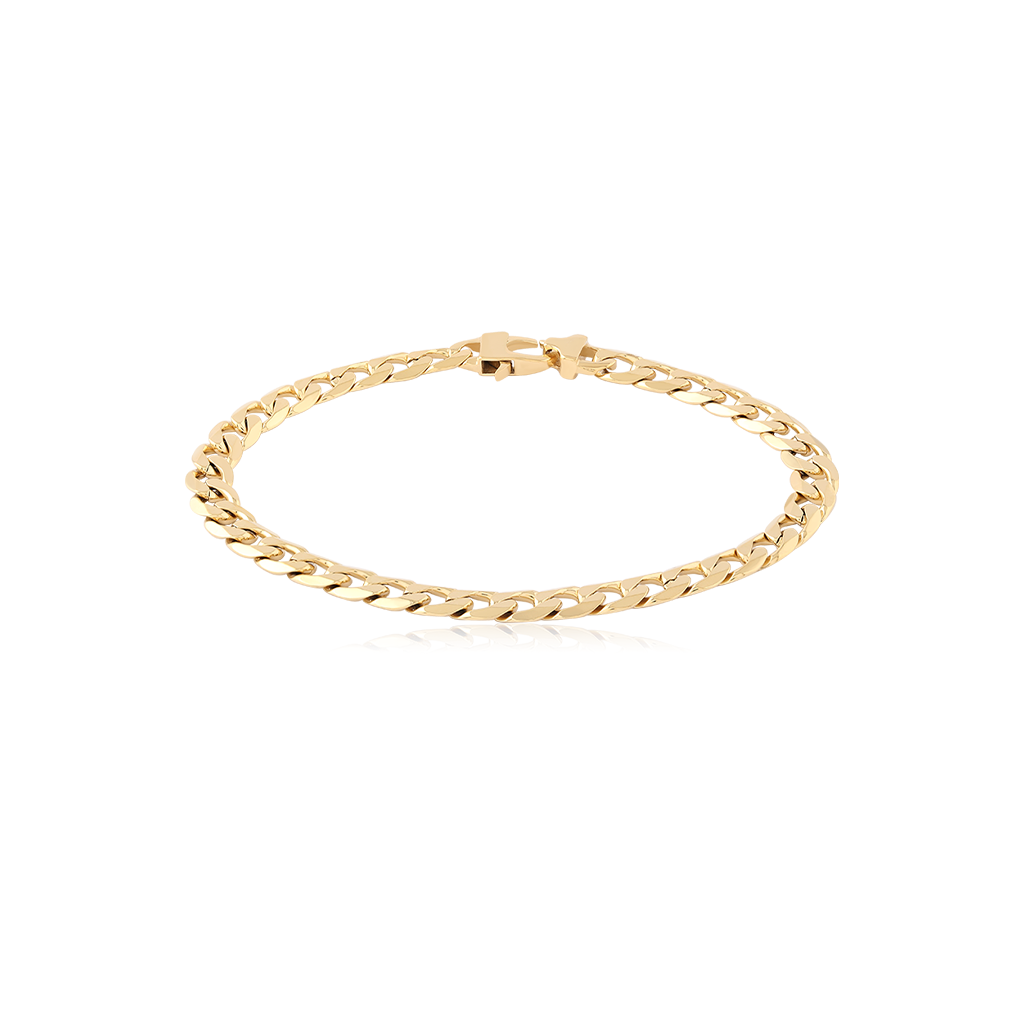 18k V-Gold Bracelet Curb