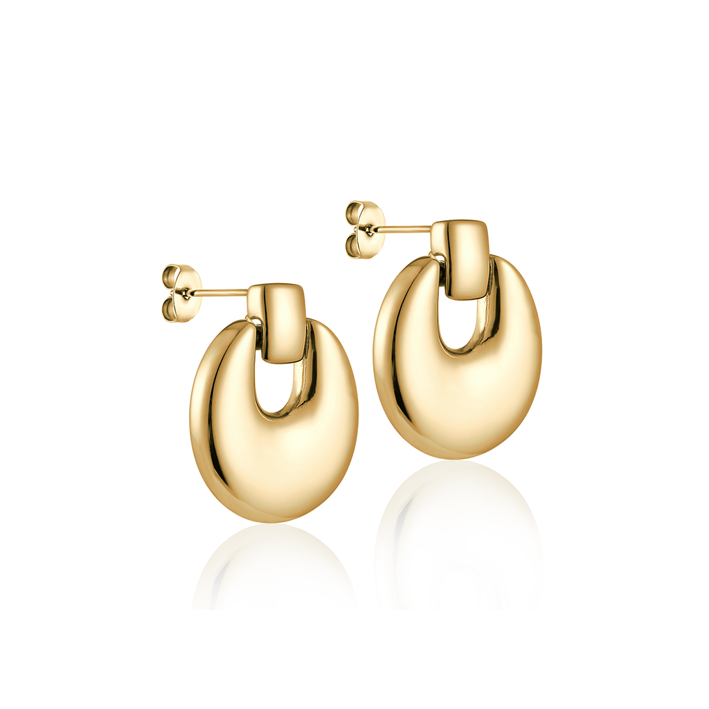 14kt V-Gold Earrings - Forge