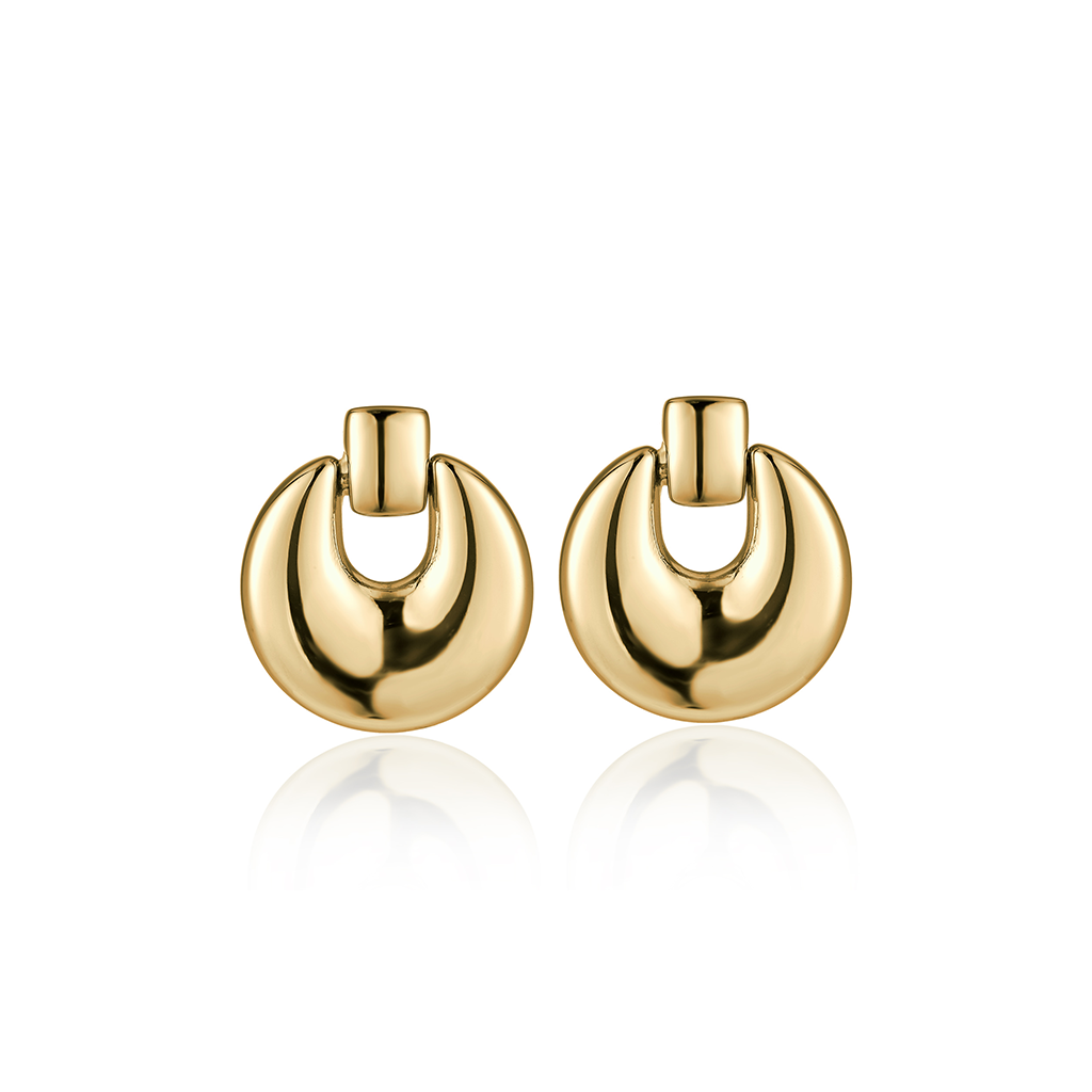 14kt V-Gold Earrings - Forge