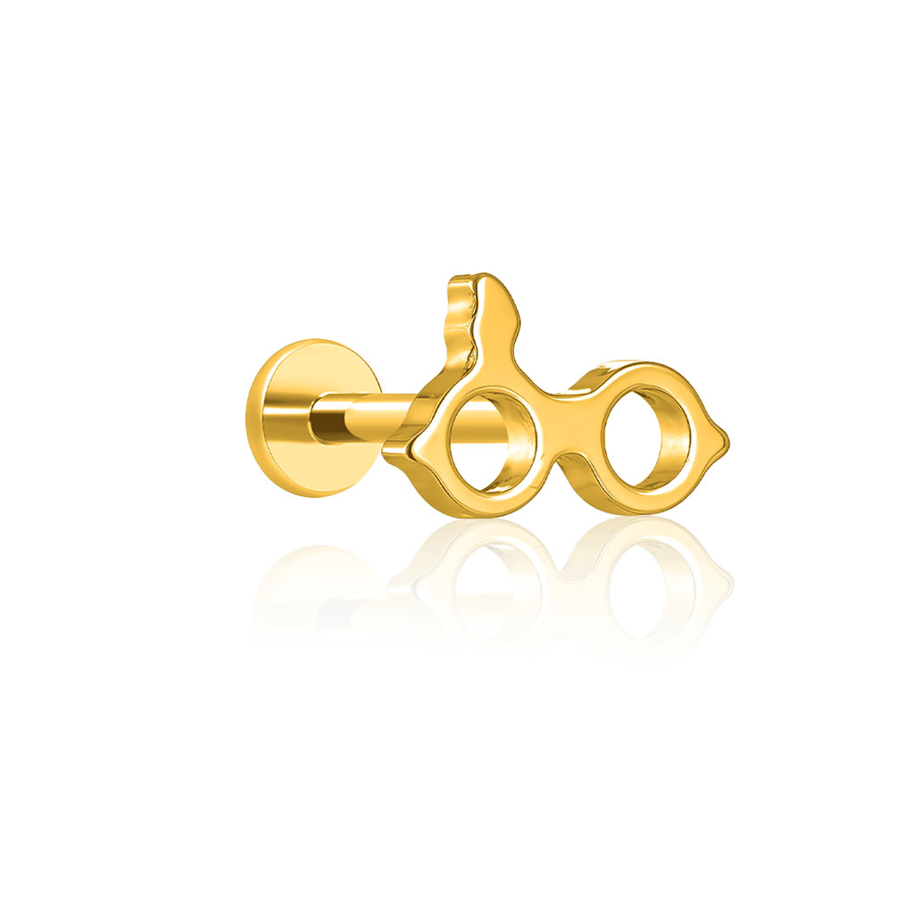 18k V-Gold Harry Potter Flatback