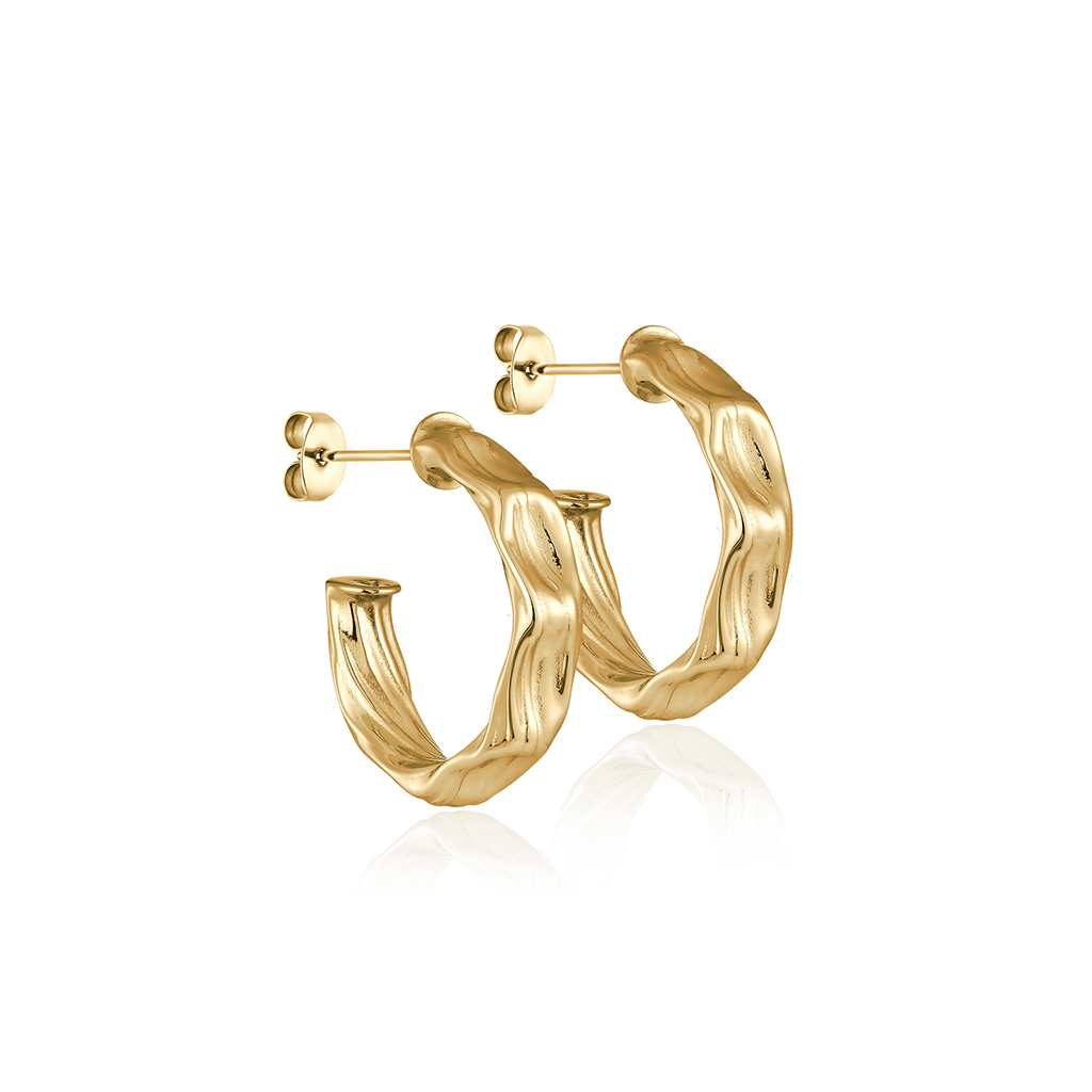 14kt V-Gold Earrings - Ryka