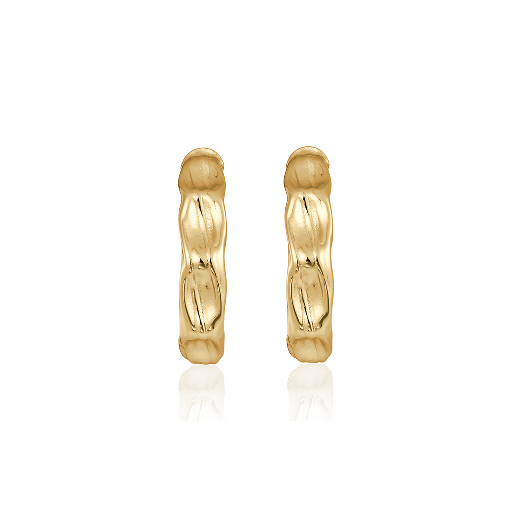 14kt V-Gold Earrings - Ryka