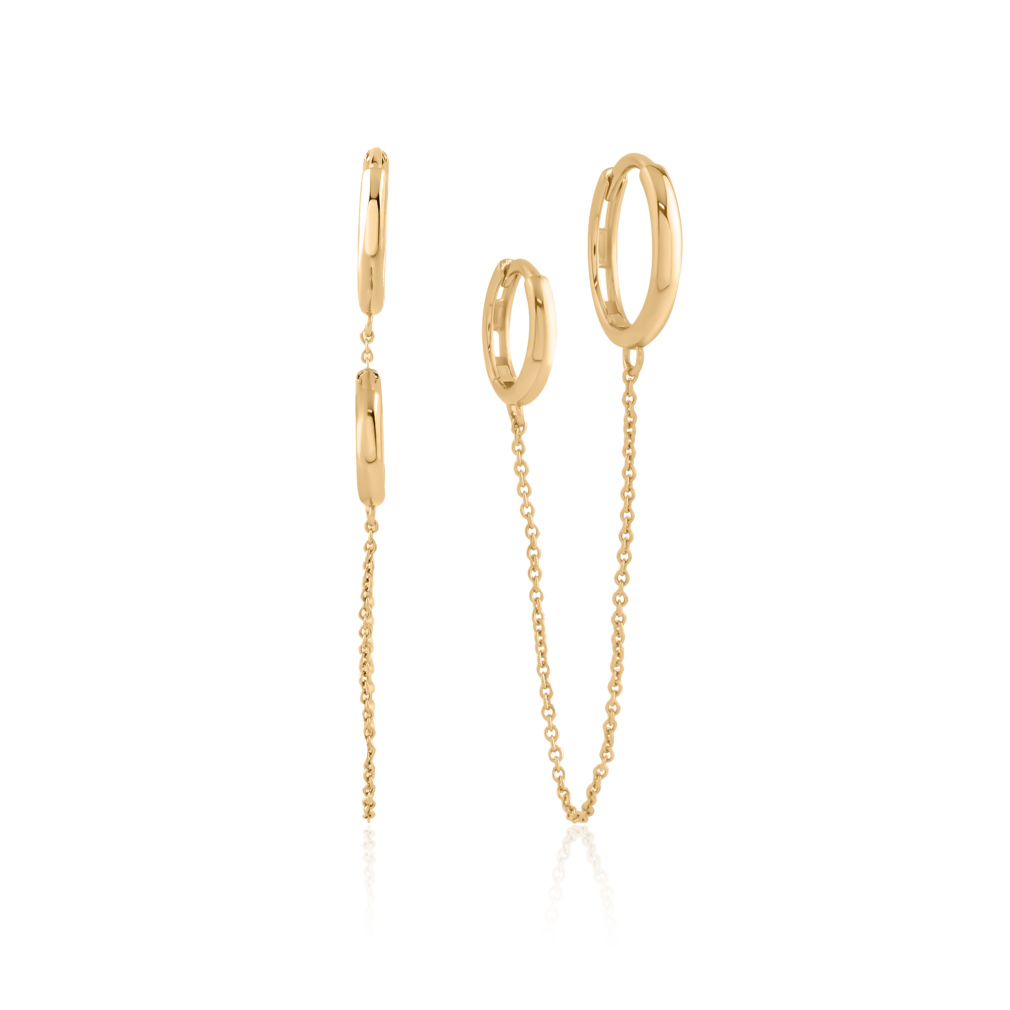 Duet - 14kt Gold Vermeil Earrings