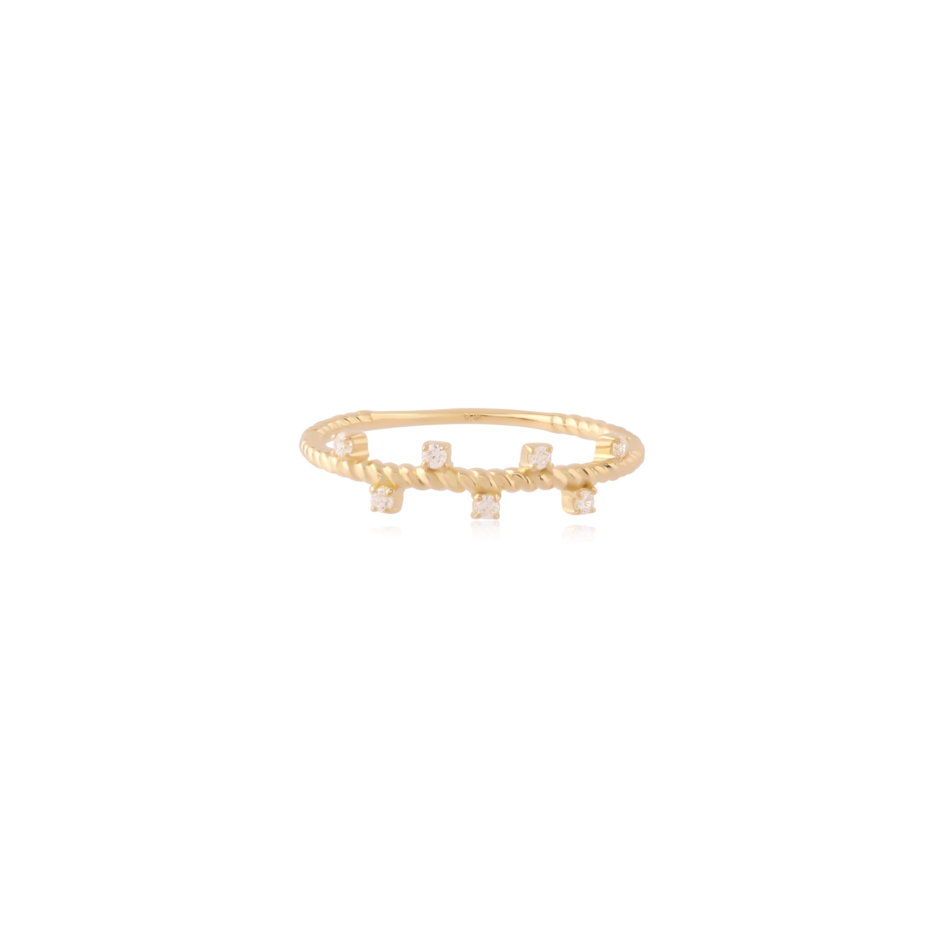 Halo - 14kt Gold Vermeil Ring